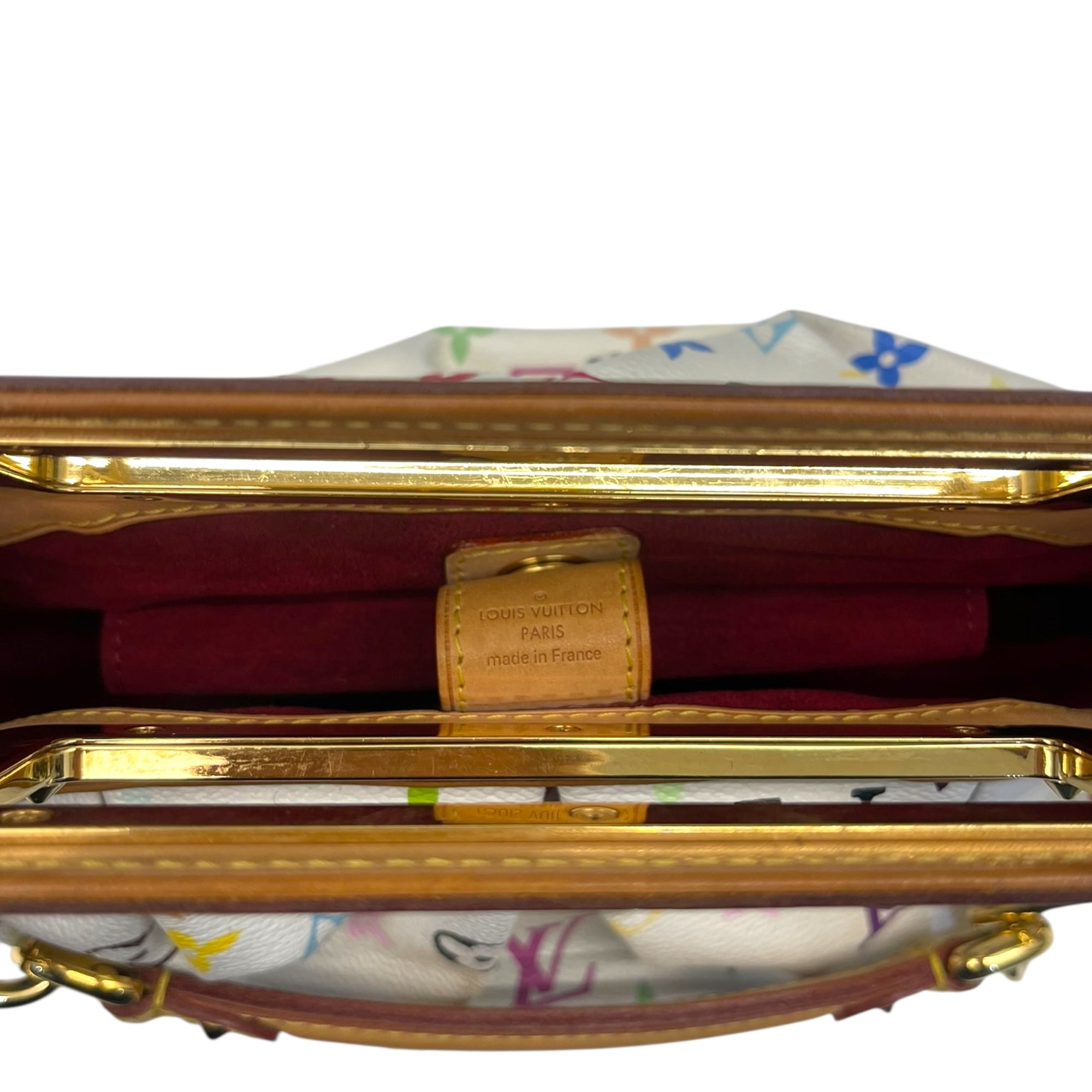 Louis Vuitton Judy MM White Monogram Murakami Multicolored