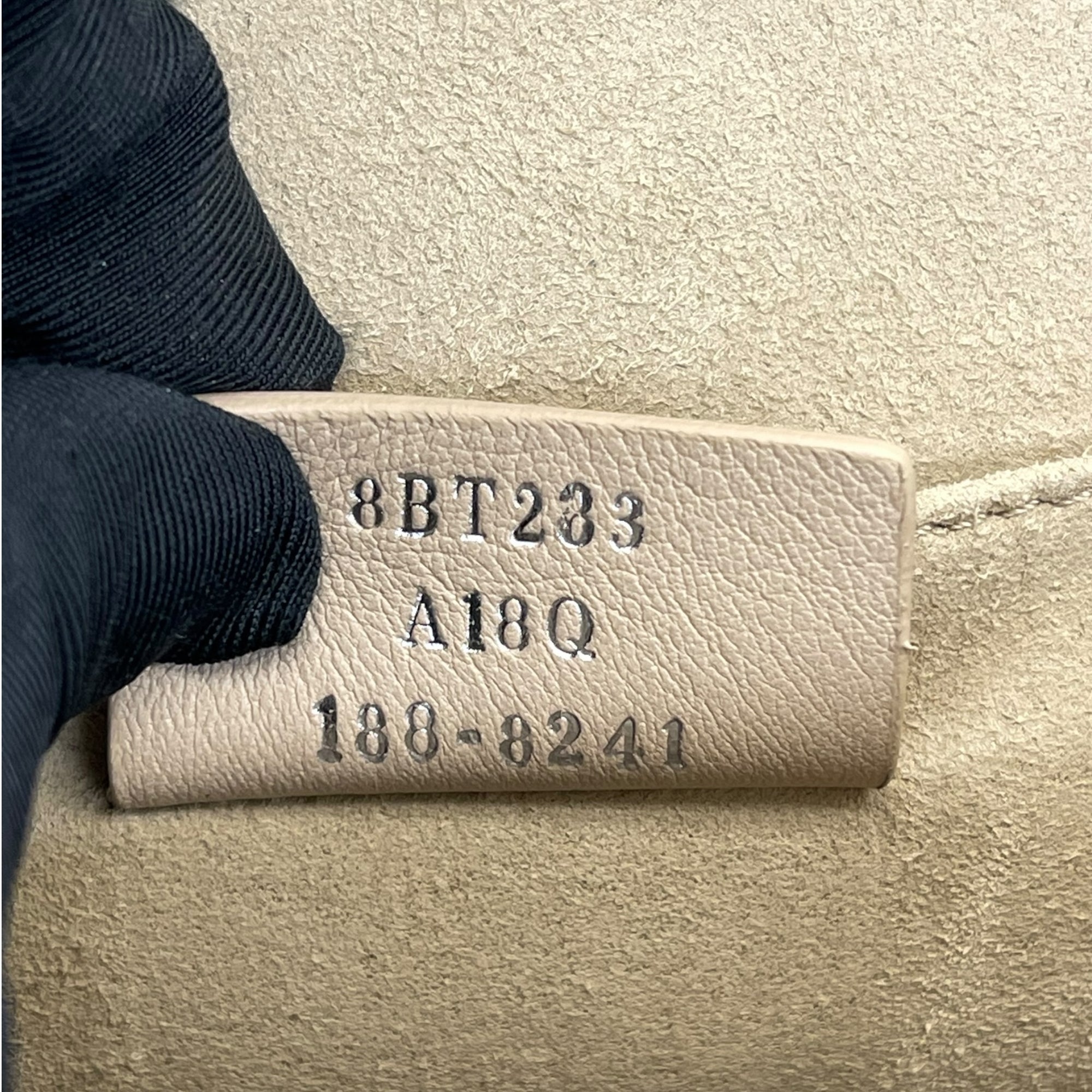 Fendi Scalloped Kan I Light Blue Leather Shoulder Bag