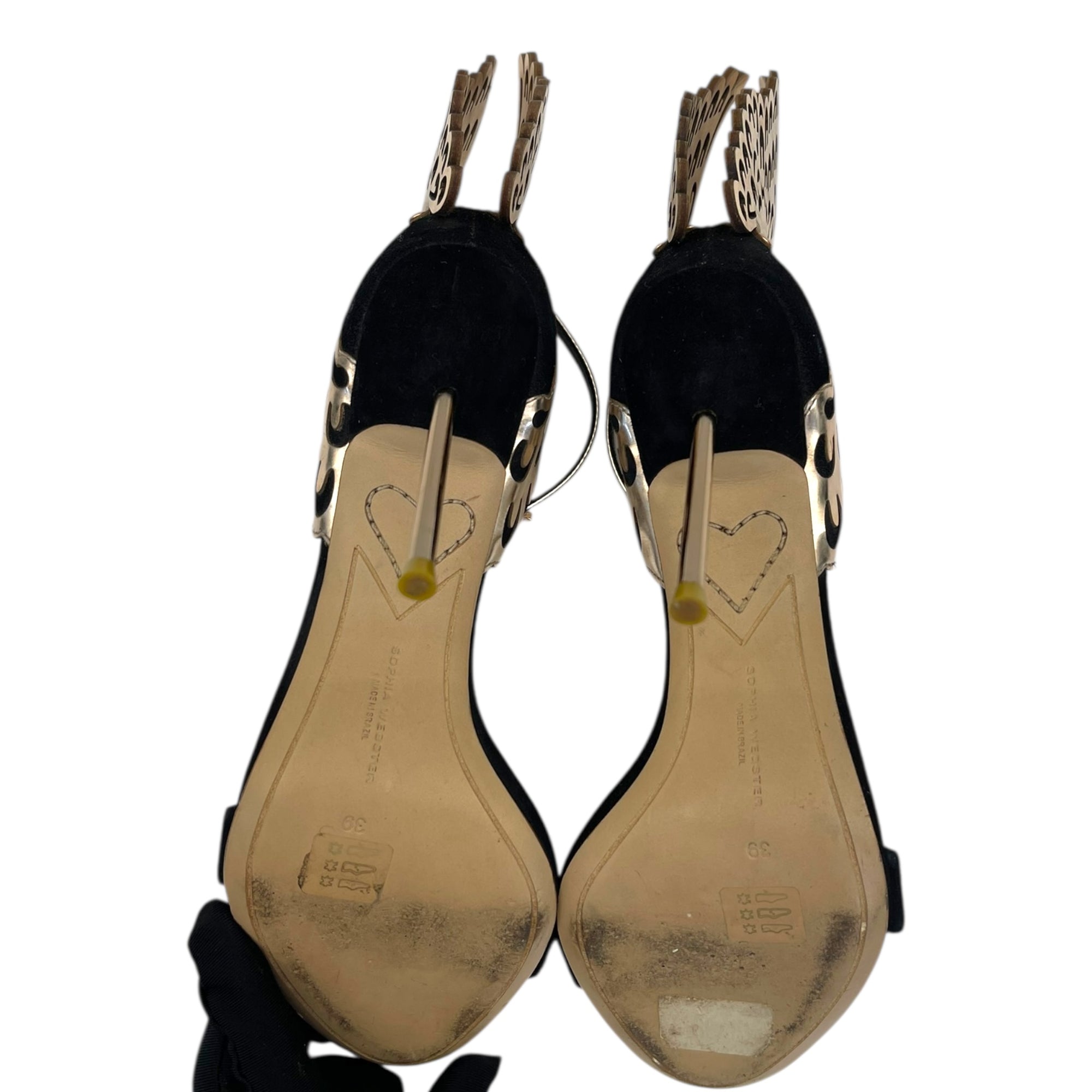 Sophia Webster Evangeline Winged Black Heels EU 39