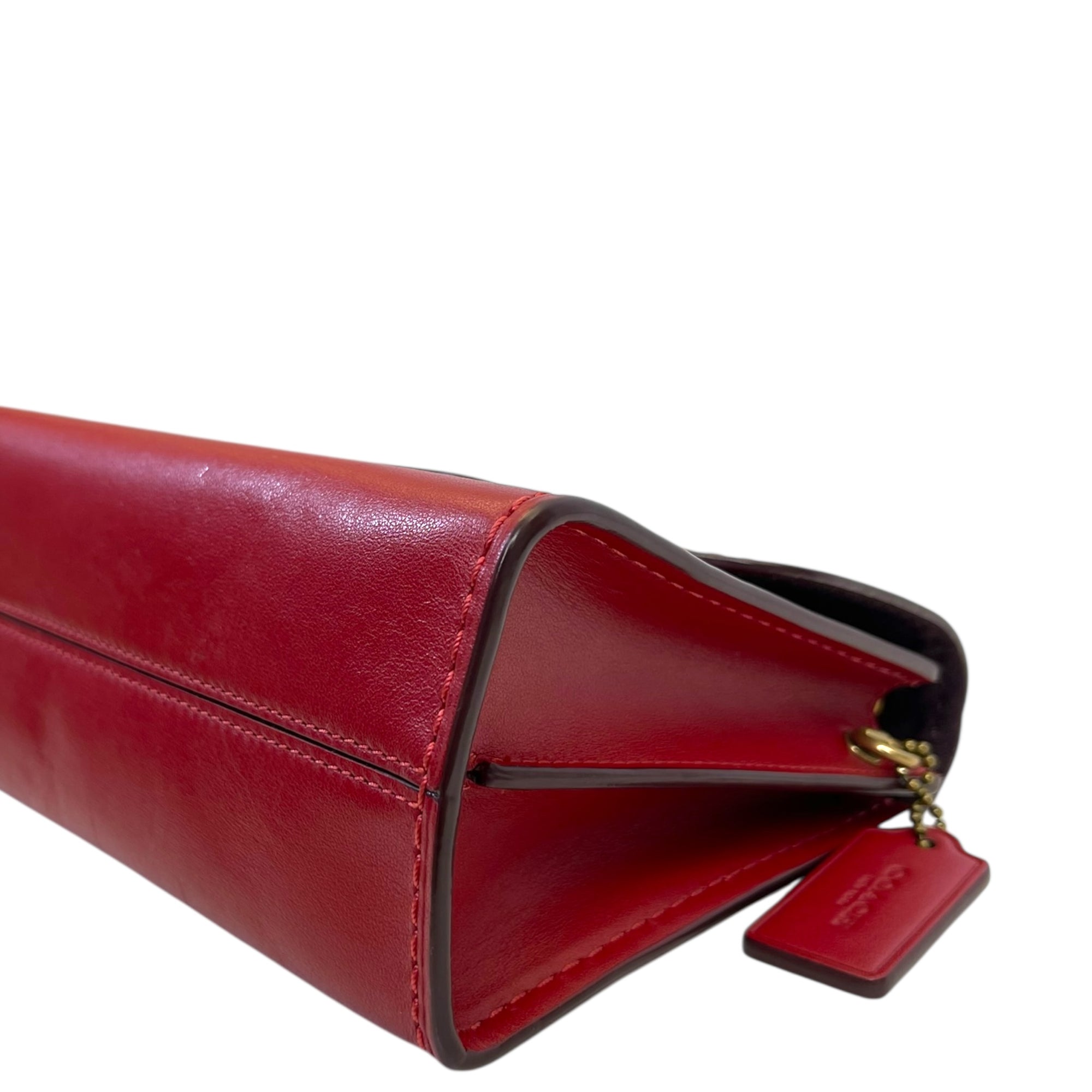 Coach Parker 18 Red Shoulder Bag