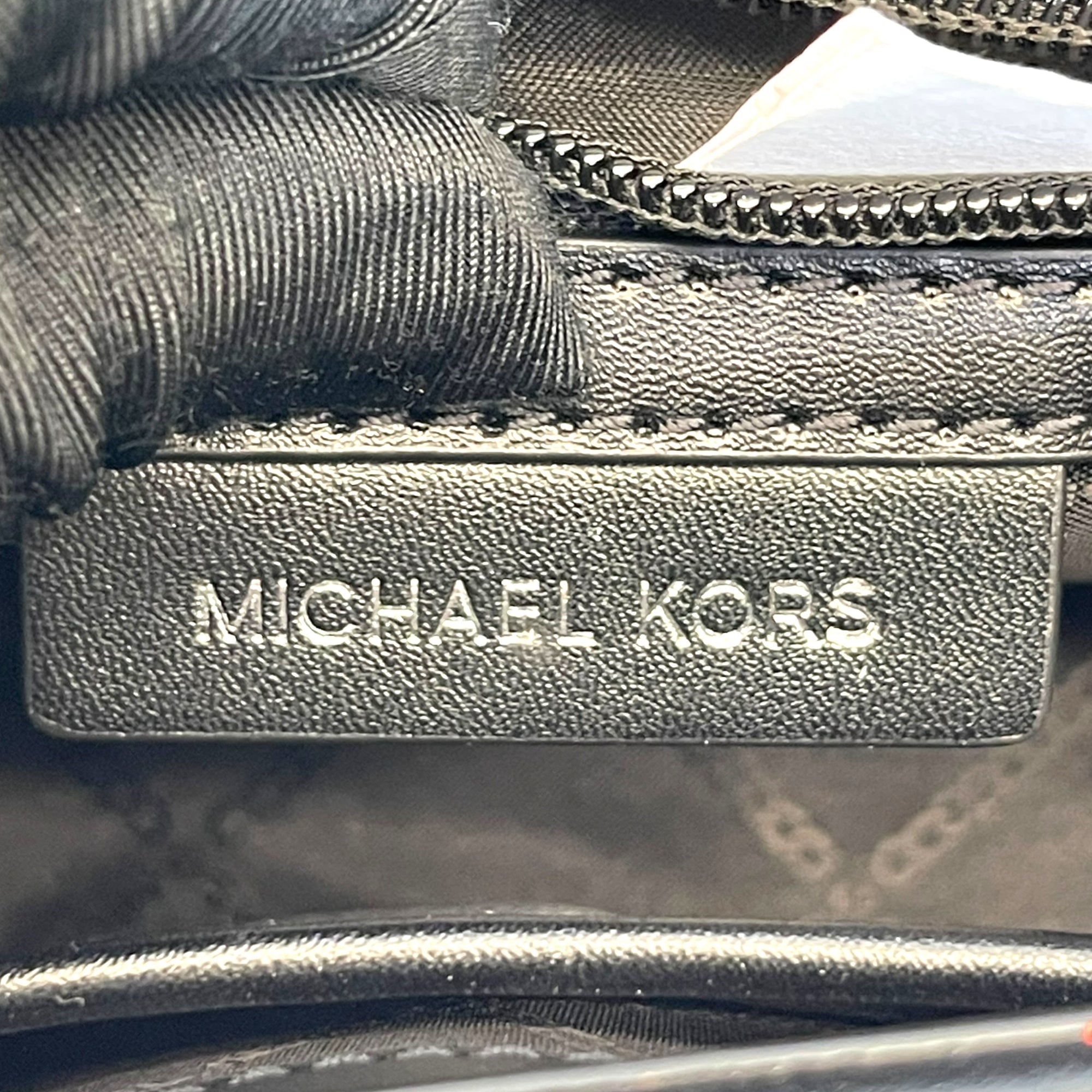 Michael Kors Parker Medium Sequined Checkerboard Shoulder Bag