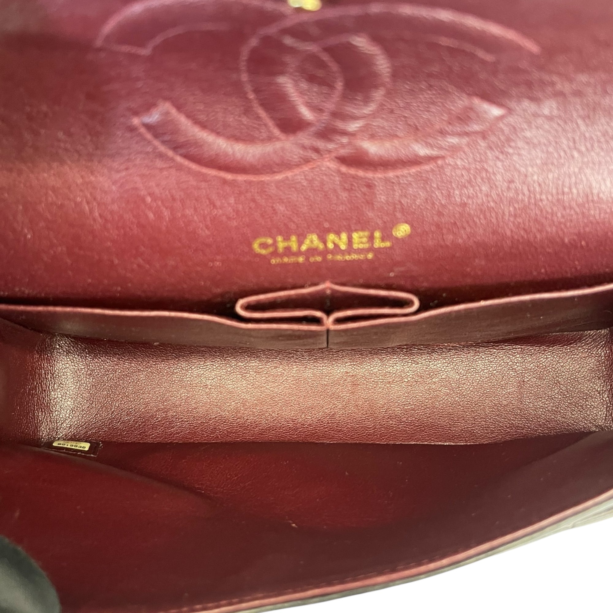 Chanel Medium Classic Double Flap Bag Black Lambskin