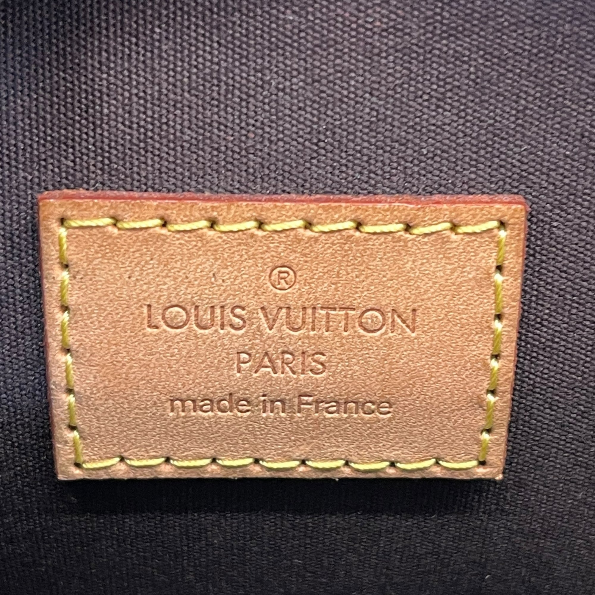Louis Vuitton Alma GM Bag Amarante Monogram Vernis