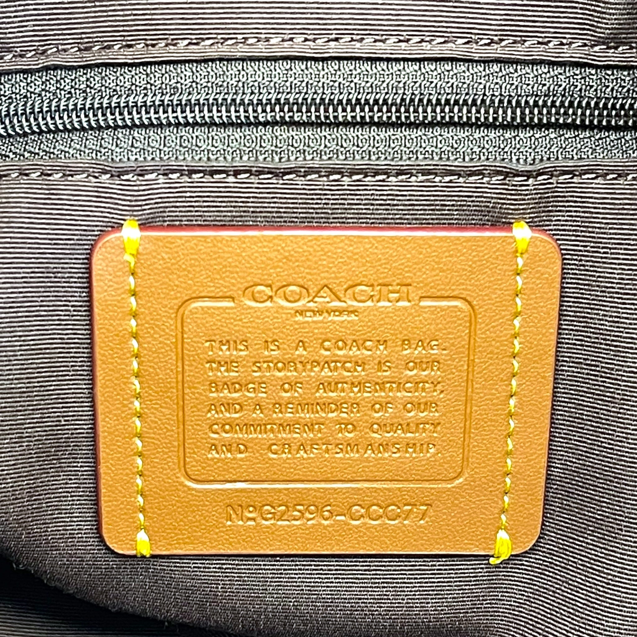 Coach Station Tote Bag Vintage Brown Suede
