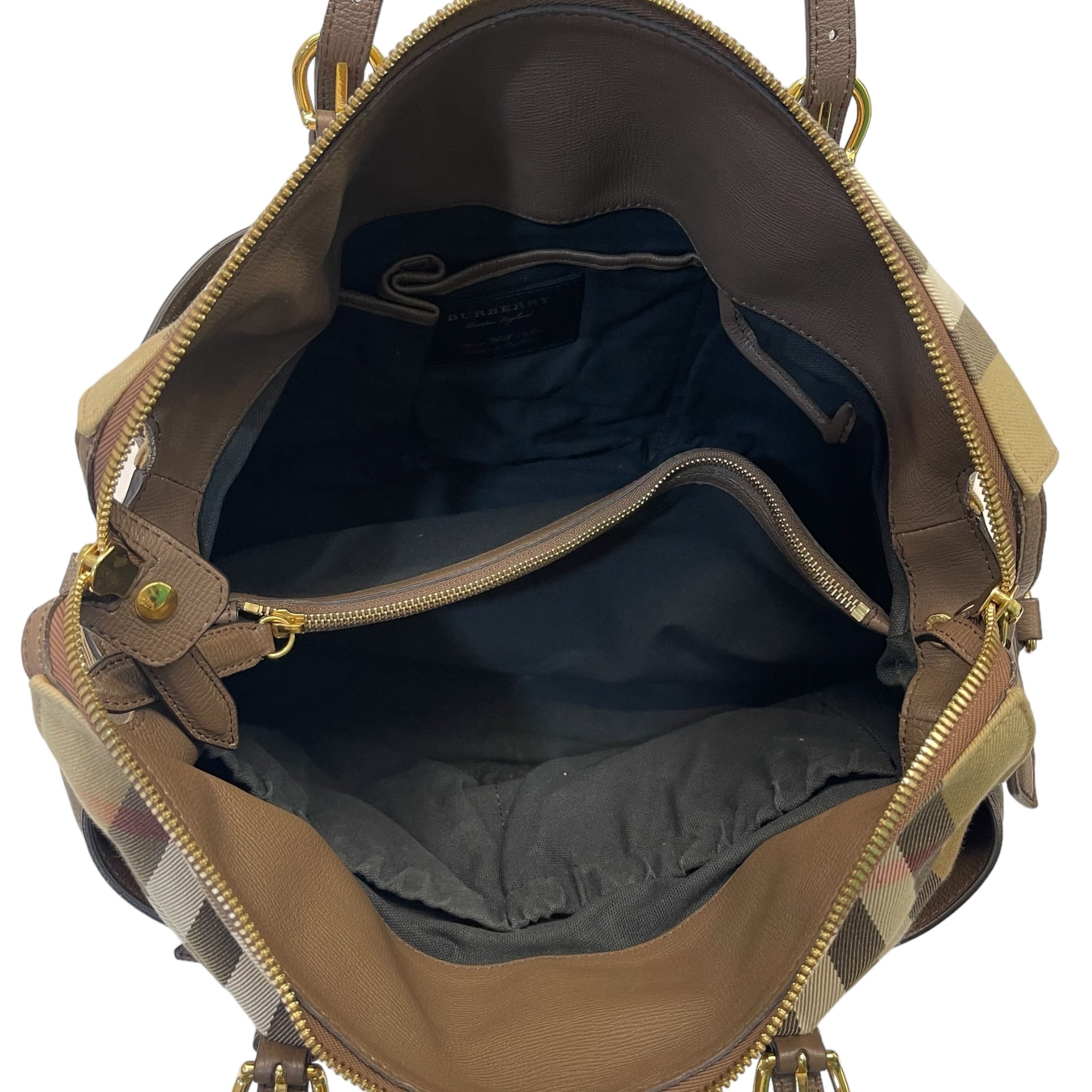 Versace Collection Leather Top Handle Bag