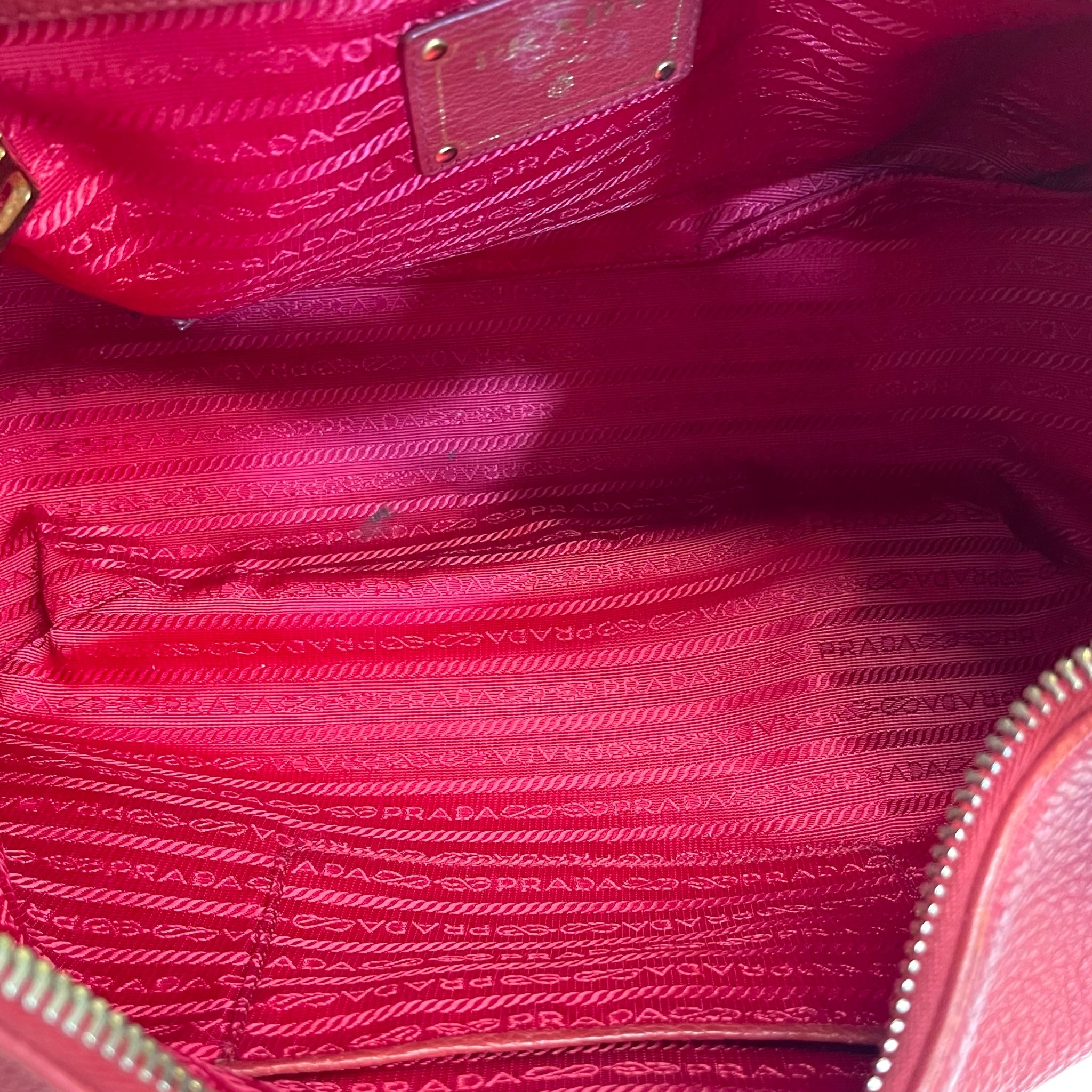 Prada Vitello Daino Hobo Bag