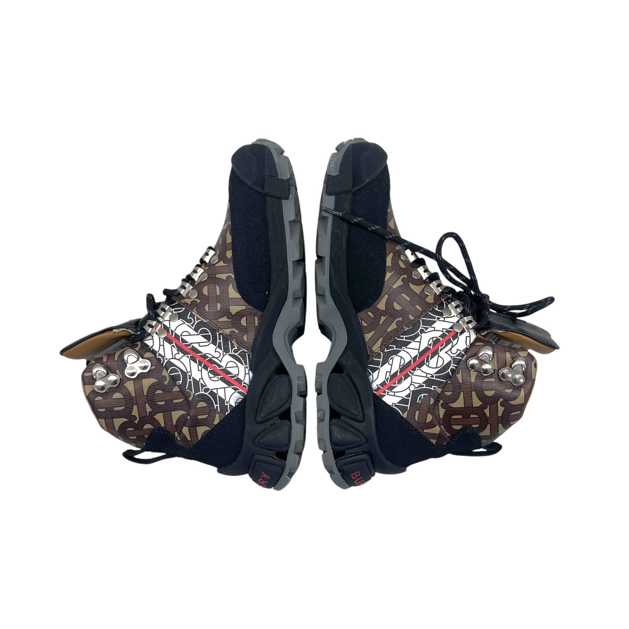 Burberry Monogram Stripe Tor Hiking Boots EU 36.5