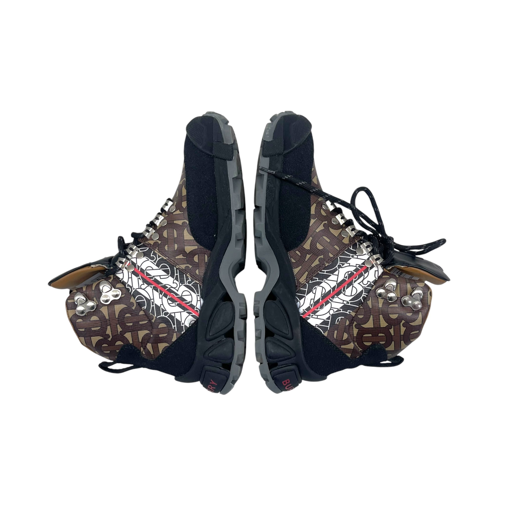 Burberry Monogram Stripe Tor Hiking Boots EU 36.5