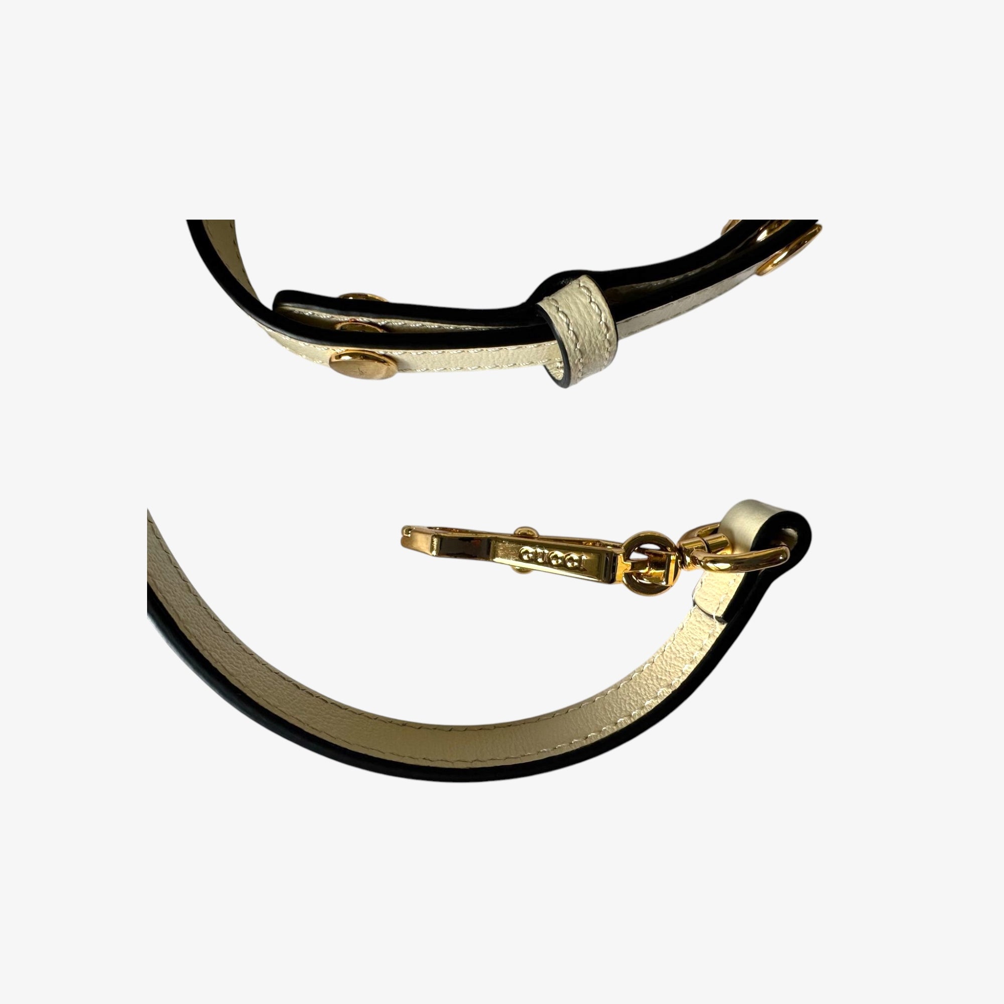 Gucci Horsebit 1955 Mini Top Handle Bag in White Leather