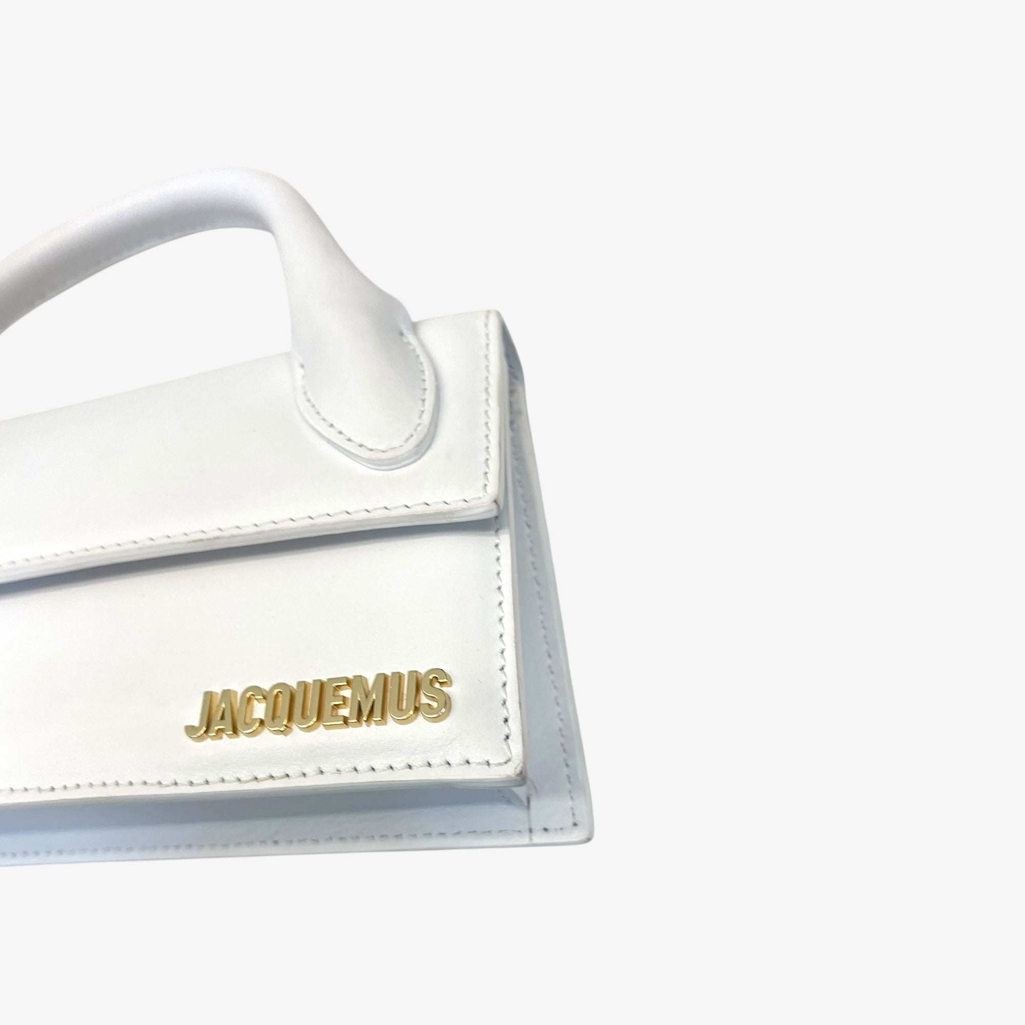 Jacquemus White Le Chiquito Long Handbag
