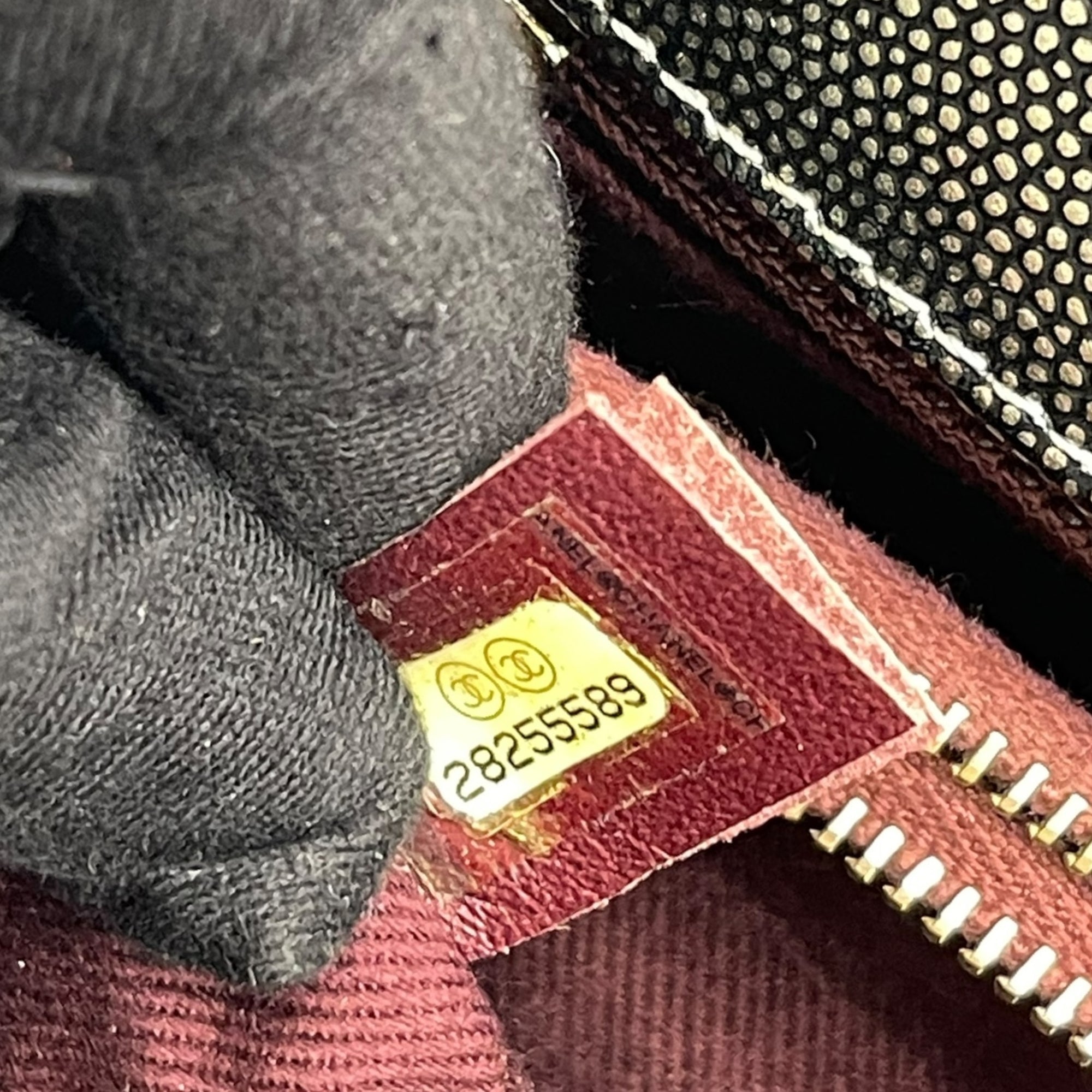 Chanel Grey Caviar Leather Coco Top Handle Bag