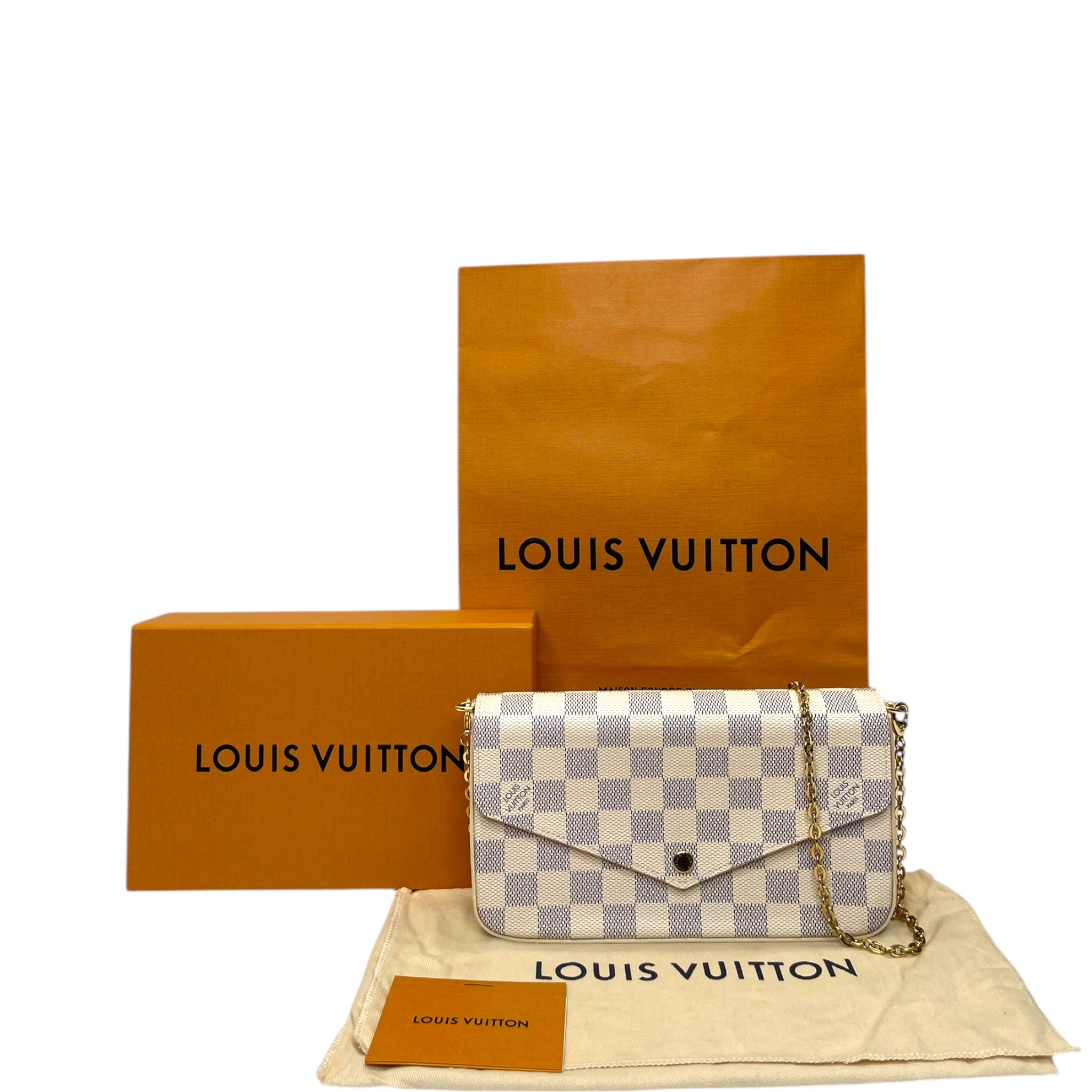 Louis Vuitton Pochette Félicie Damier Azur Canvas