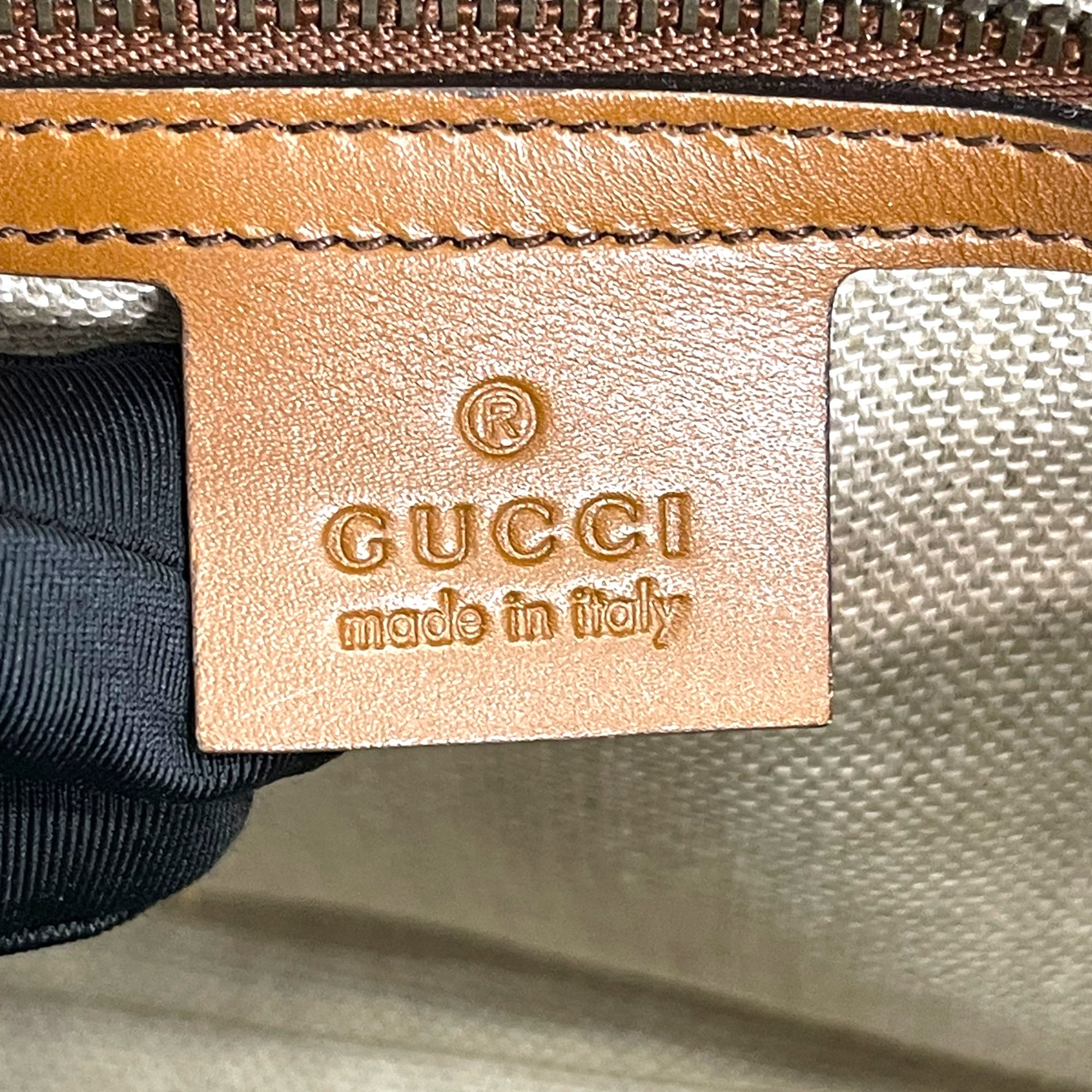 Gucci Lady Web Leather Crossbody Bag