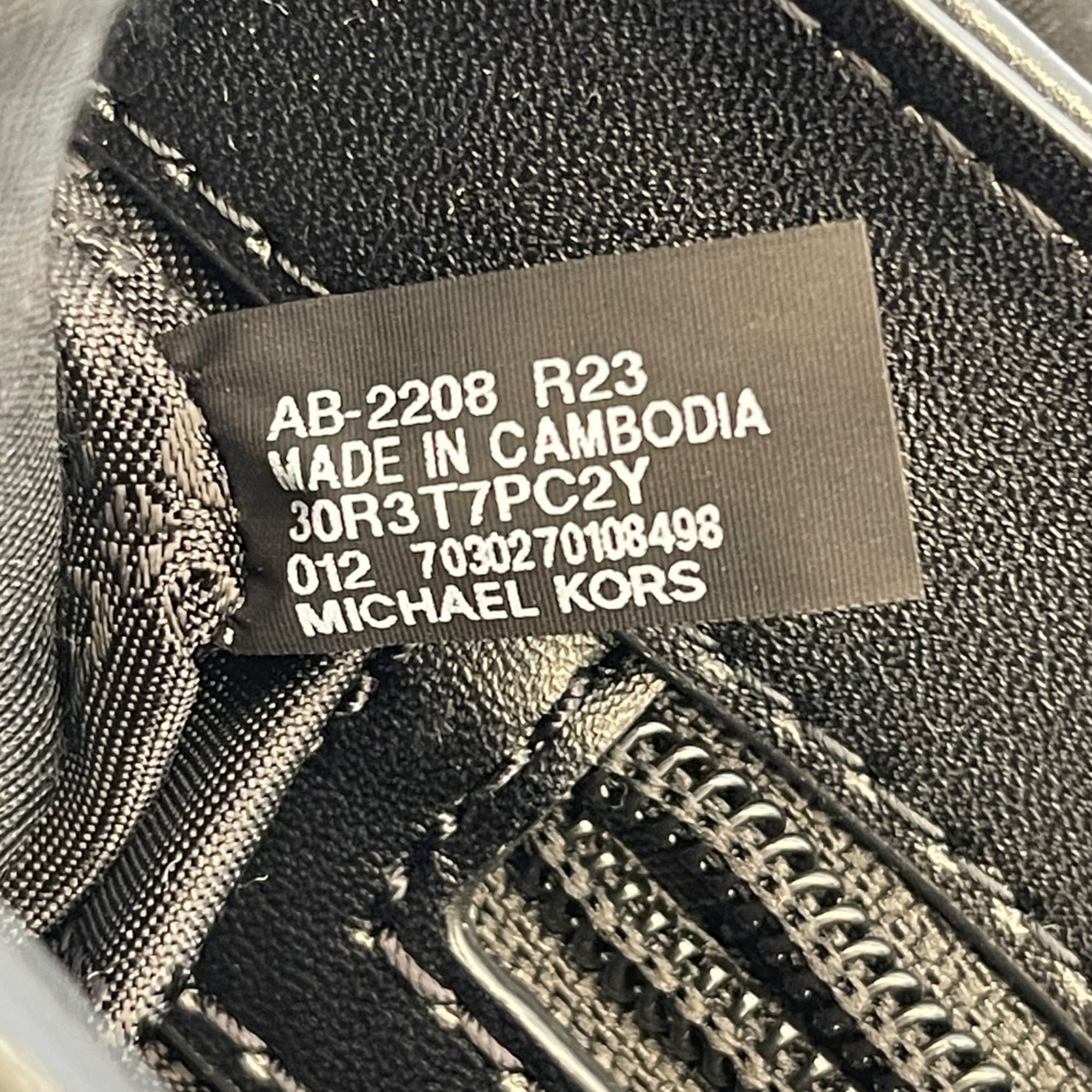 Michael Kors Parker Medium Sequined Checkerboard Shoulder Bag