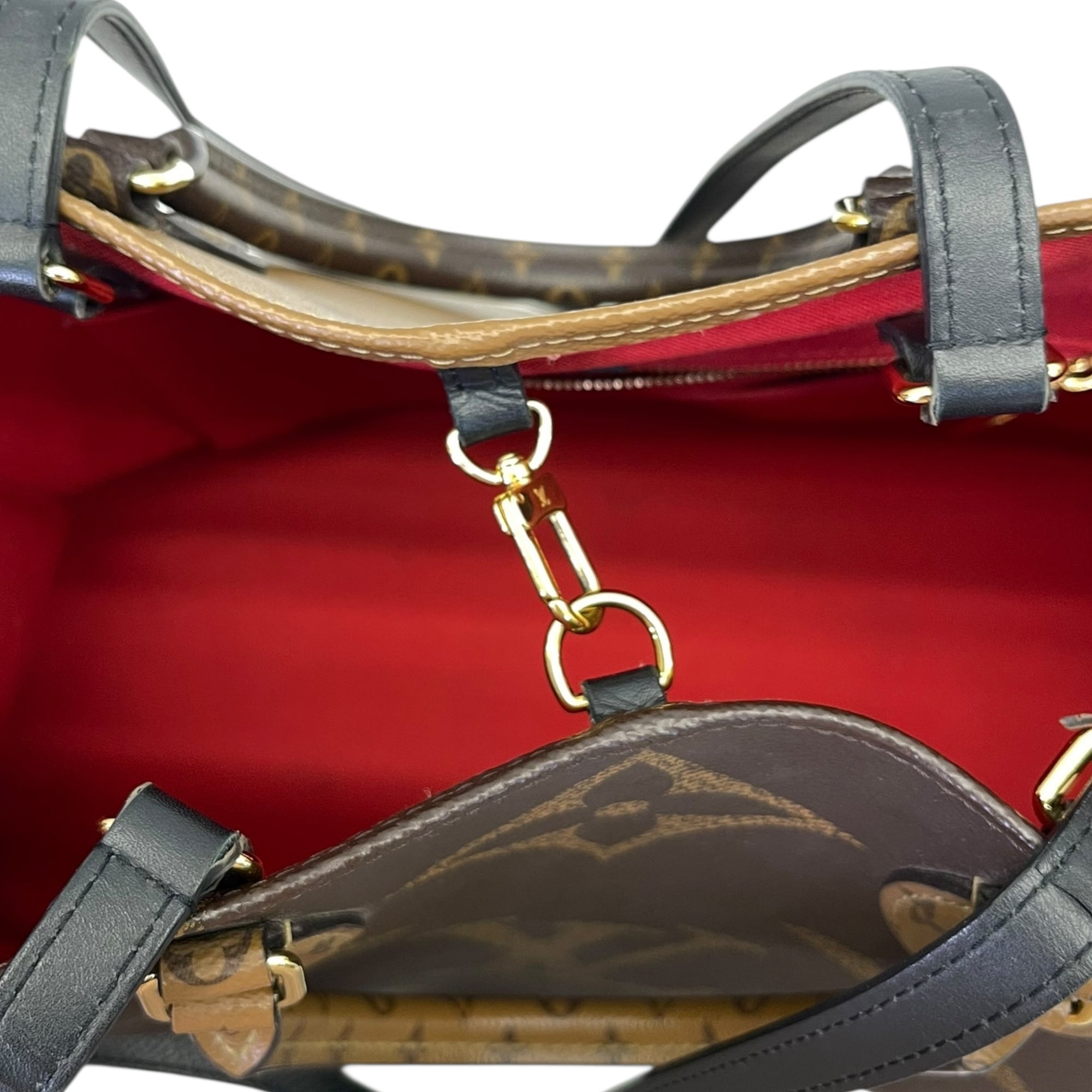 Louis Vuitton OnTheGo GM Tote Bag Giant Reverse Monogram Coated Canvas