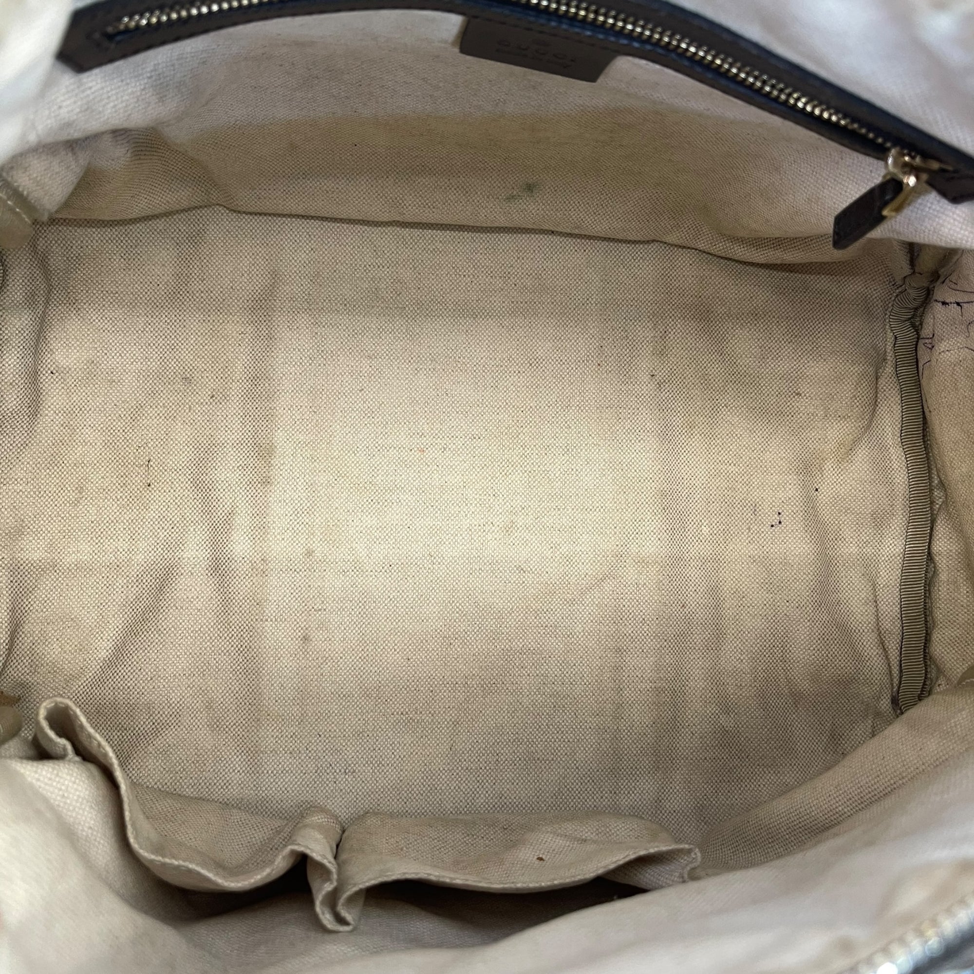 Gucci Vintage Web Boston Medium Bag Brown/Beige GG Canvas