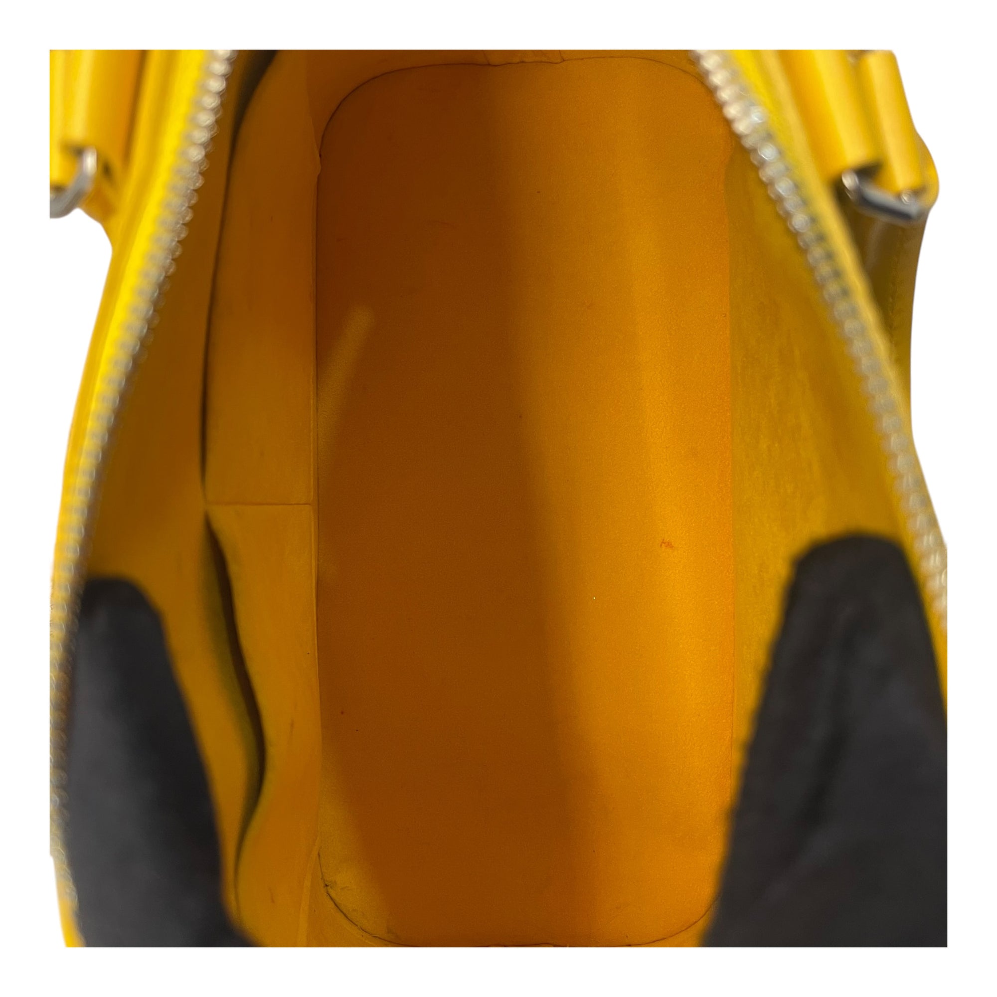 Louis Vuitton Citron Epi Leather Alma MM Bag