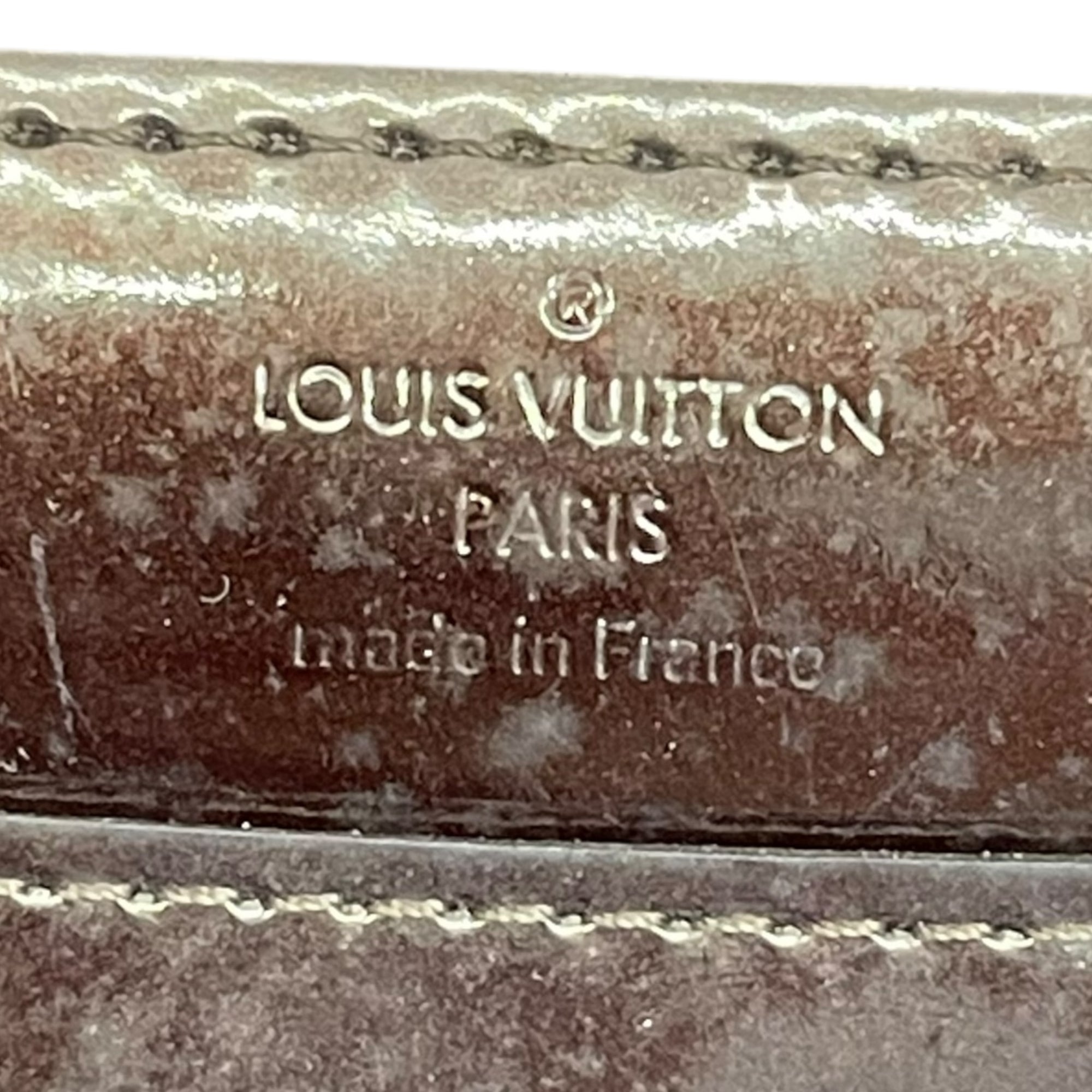 Louis Vuitton Vernis Amarante Chain Louis Gm Bag
