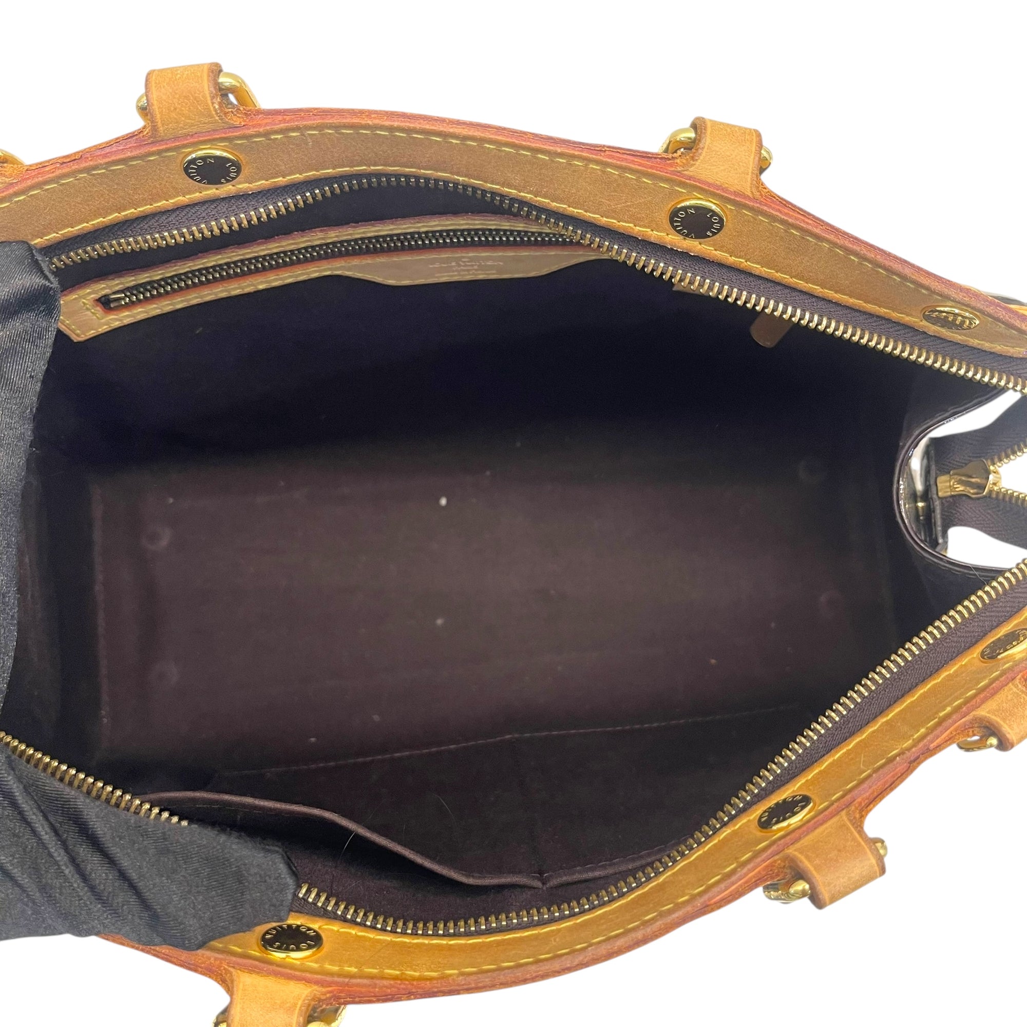 Louis Vuitton Black Magnetique Monogram Vernis Brea MM Bag