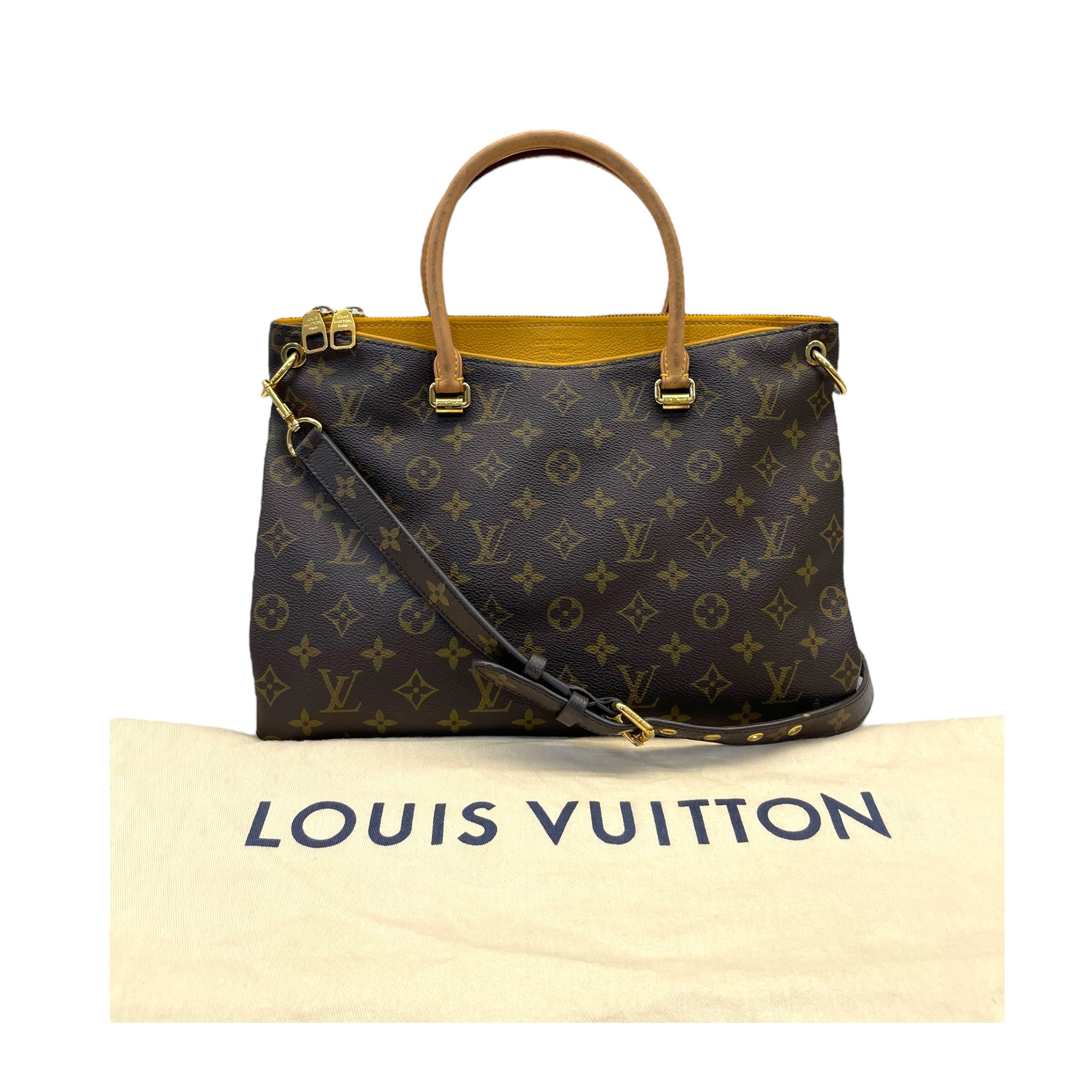 Louis Vuitton Safran Monogram Canvas Pallas Bag