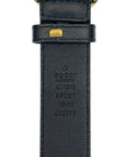 Gucci GG Marmont Black Leather Belt 95 cm