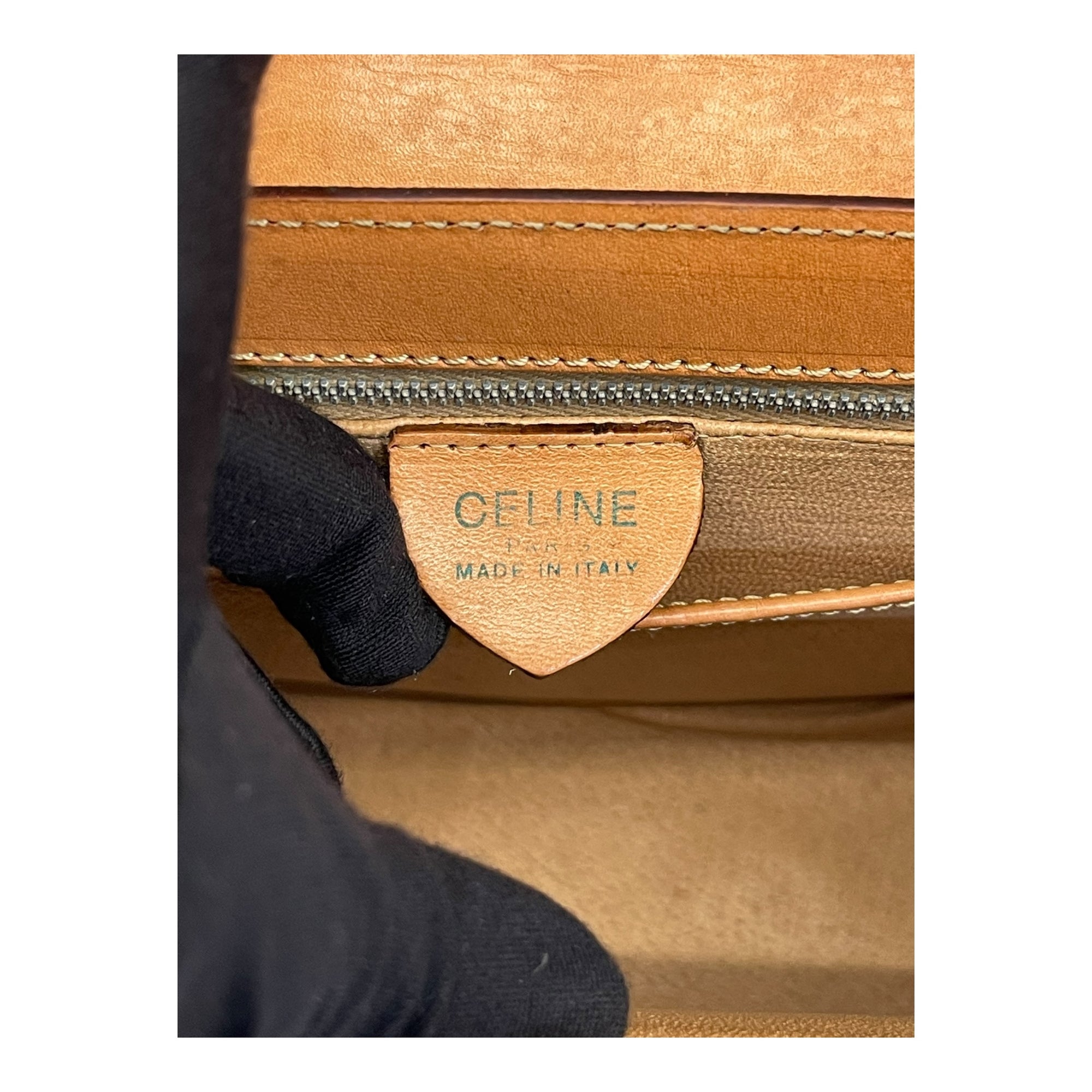 Celine Macadam Gancini Top Handle Bag