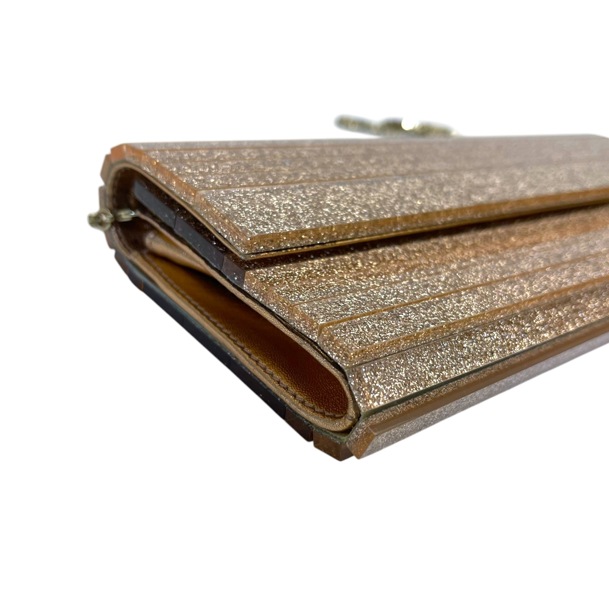 Jimmy Choo Glitter Acrylic Sweetie Clutch