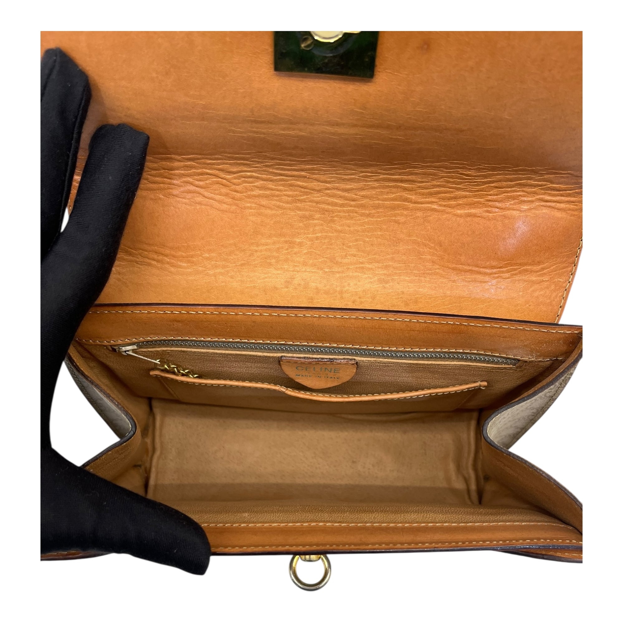 Celine Macadam Gancini Top Handle Bag