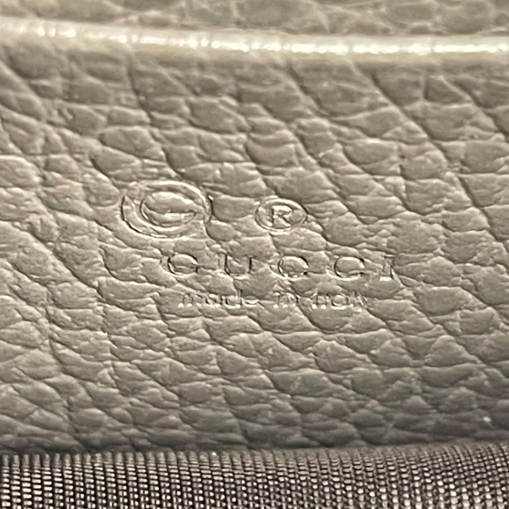 Gucci Interlocking G Leather Chain Crossbody Bag