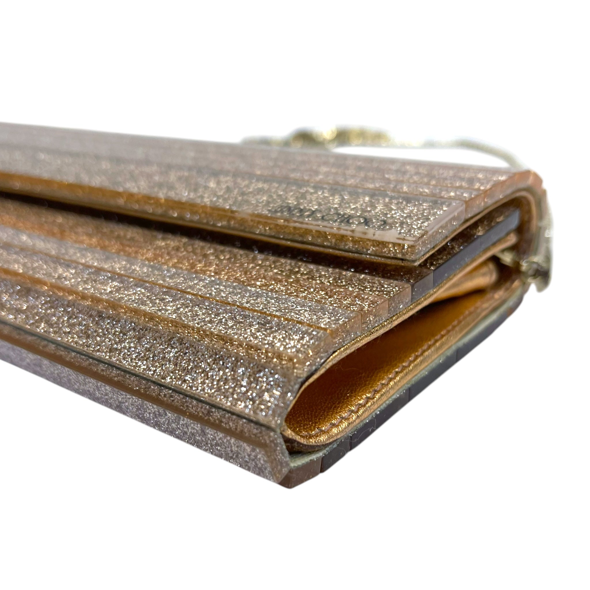 Jimmy Choo Glitter Acrylic Sweetie Clutch