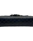 Gucci Black Guccissima Leather Emily Chain Shoulder Bag