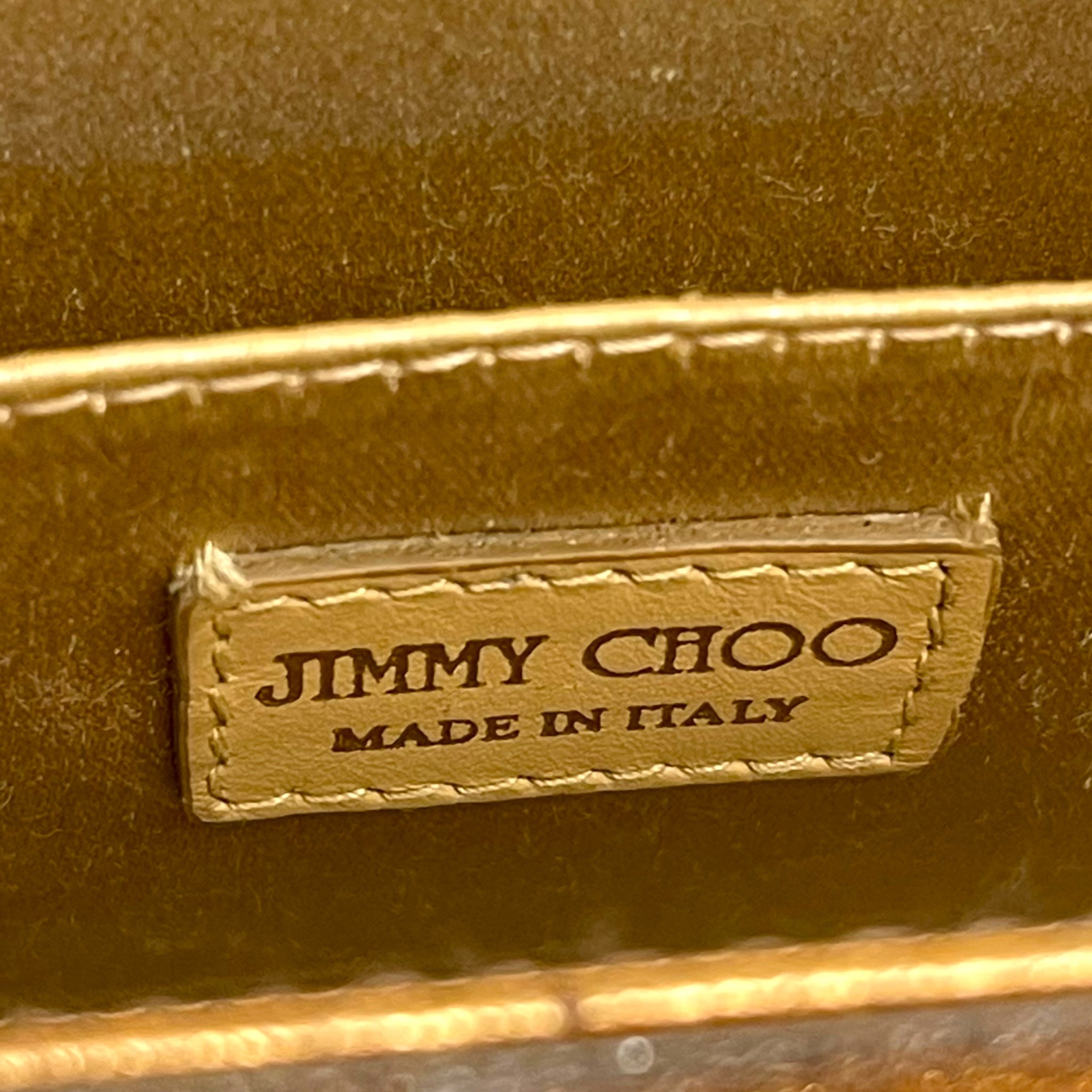 Jimmy Choo Glitter Acrylic Sweetie Clutch