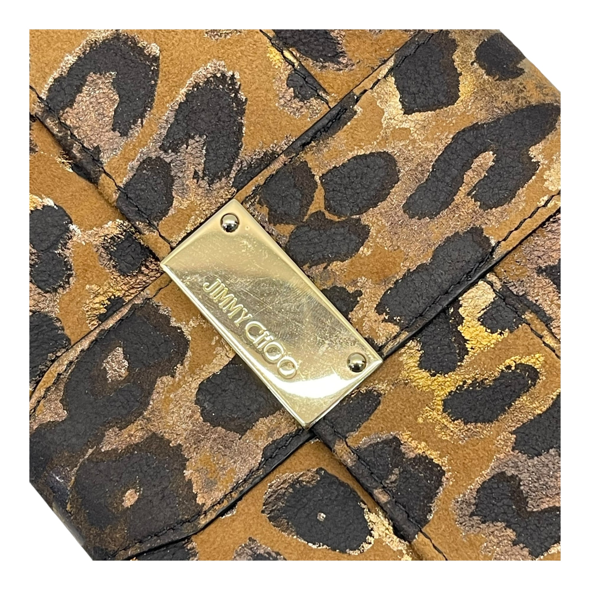 Jimmy Choo Leopard Clutch