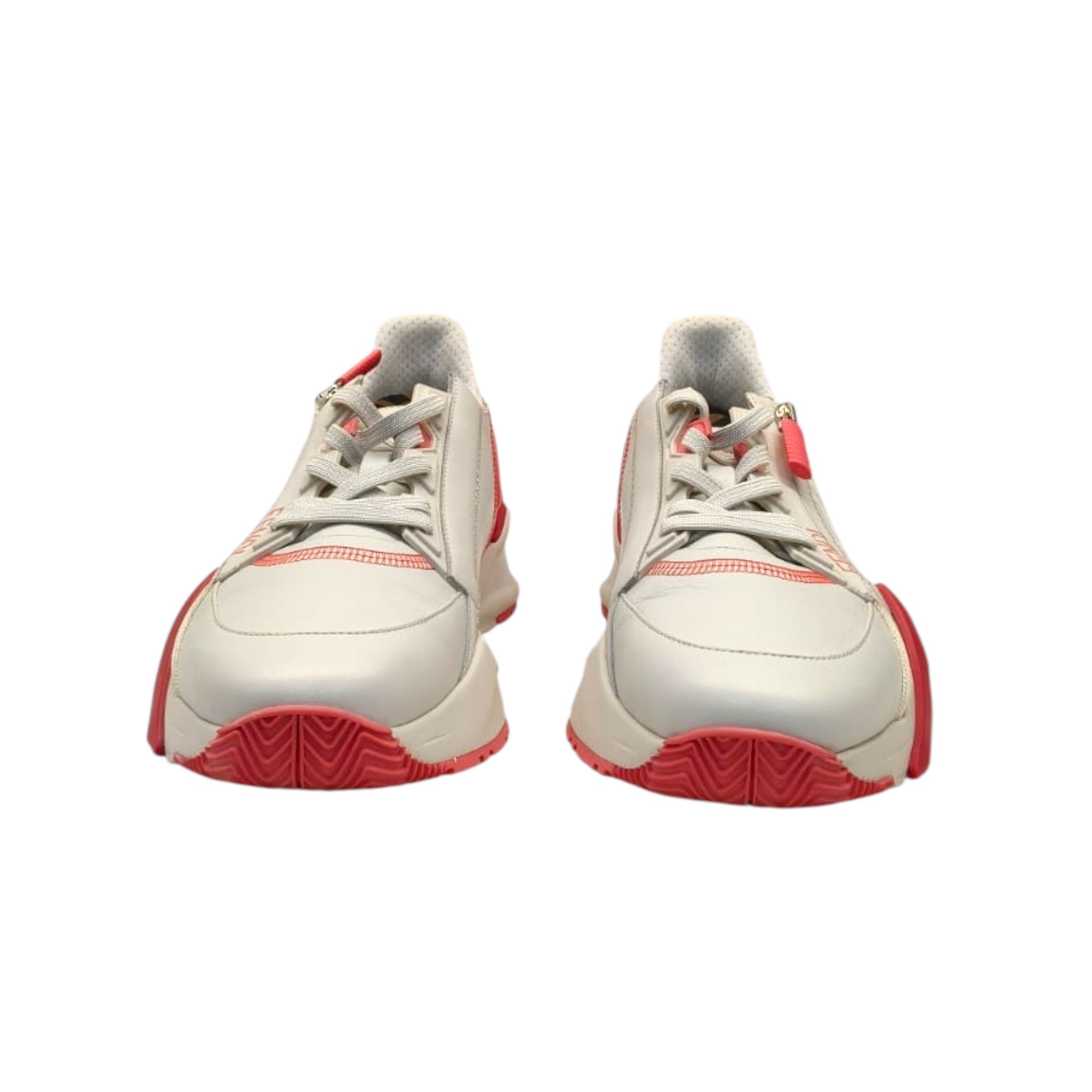 Buy Fendi Pink/White Leather Fendi Flow Sneakers EU 38 Online