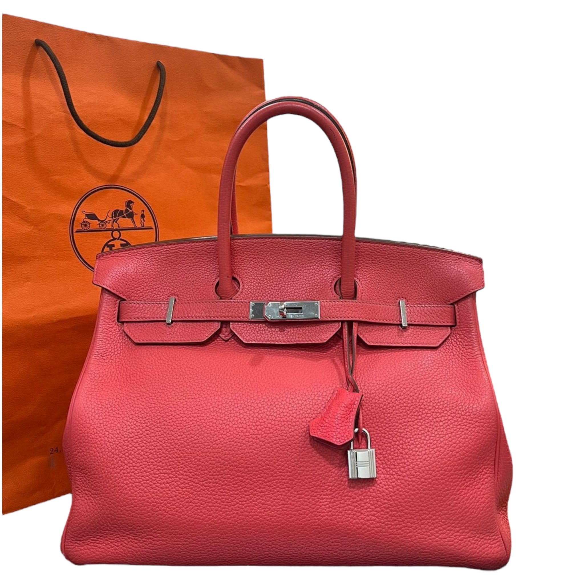 Hermes Birkin 35 Rose Jaipur Togo