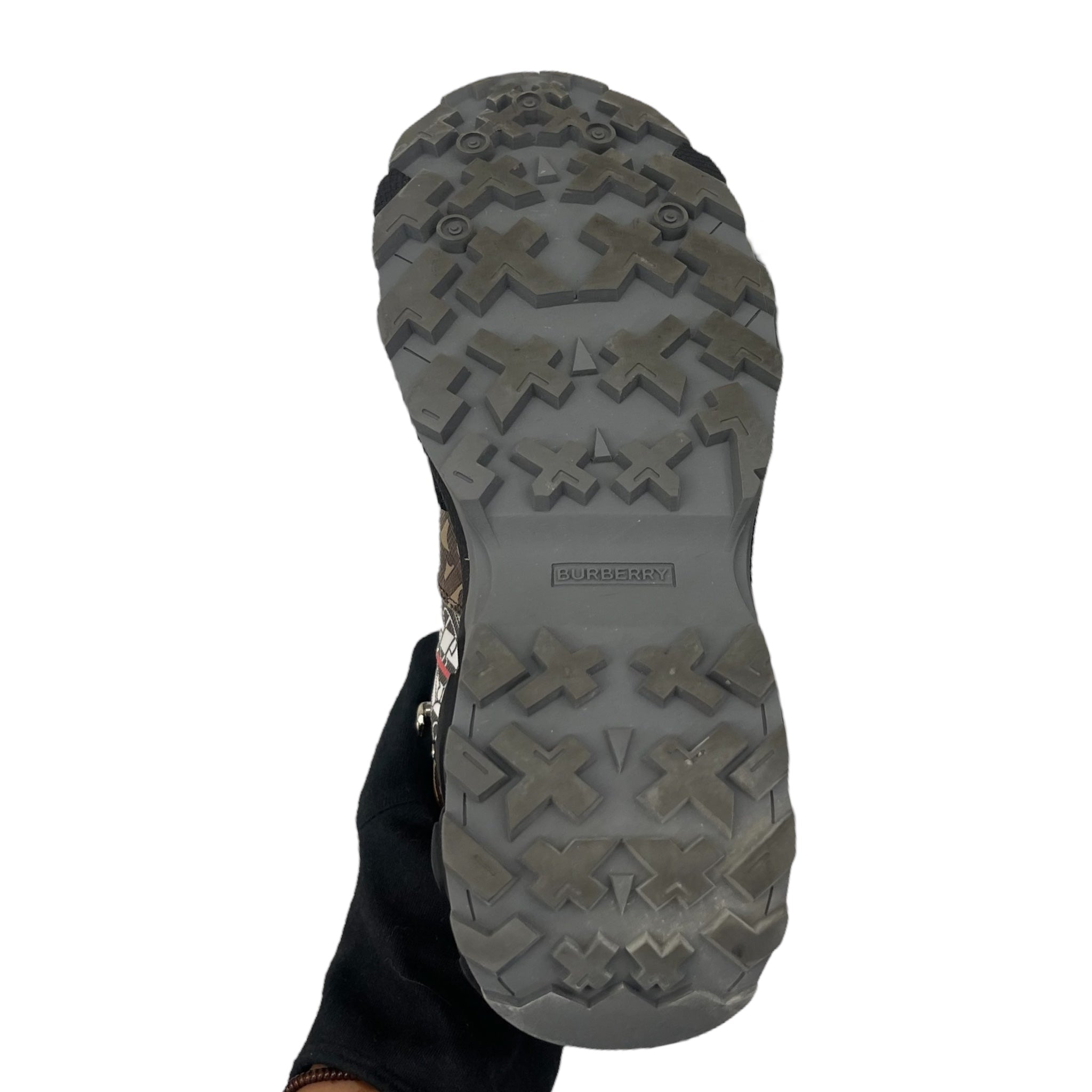 Burberry Monogram Stripe Tor Hiking Boots EU 36.5