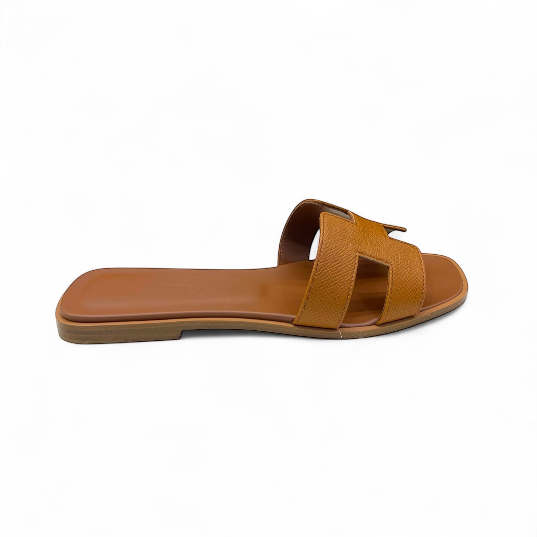 Hermes Orans Tan Size 38 EU