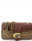Coach Tabby Shoulder Bag 26 in Signature Canvas With Quilting