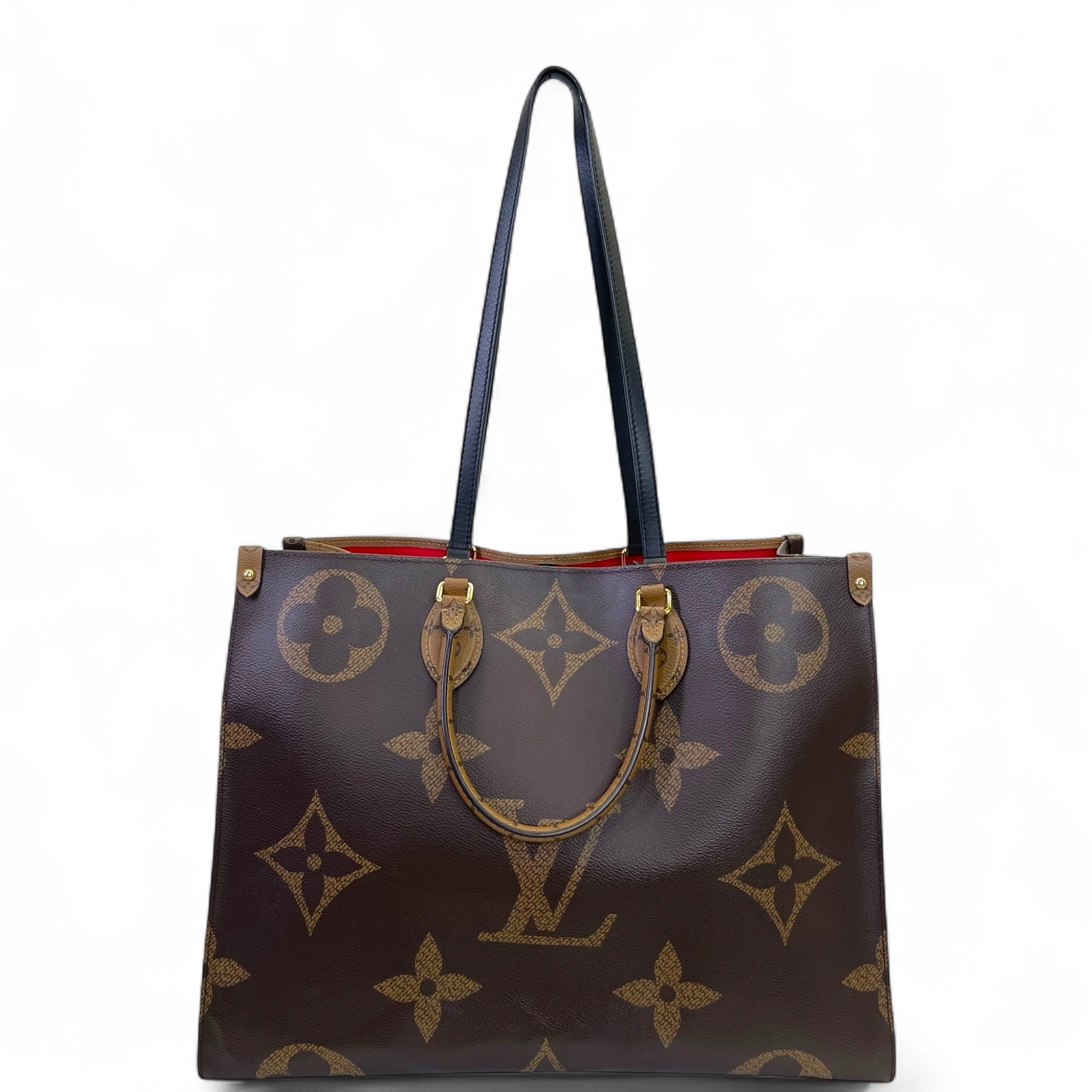 Louis Vuitton OnTheGo GM Tote Bag Giant Reverse Monogram Coated Canvas