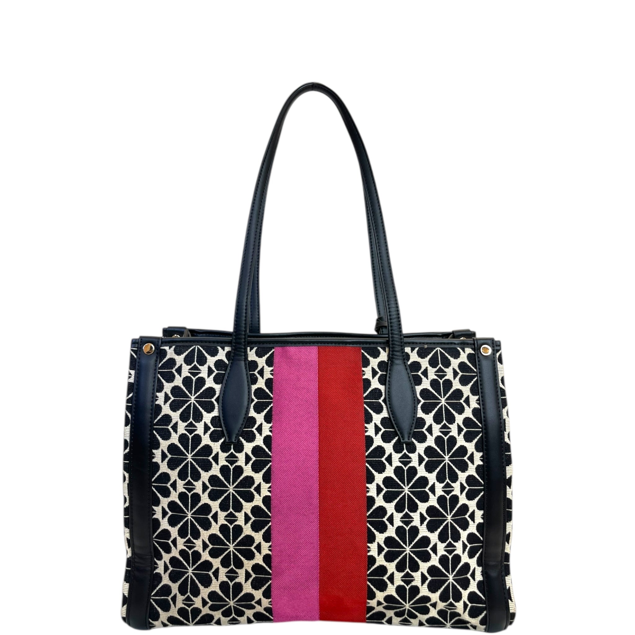 Kate Spade Flower Jacquard Stripe Market Medium Tote bag