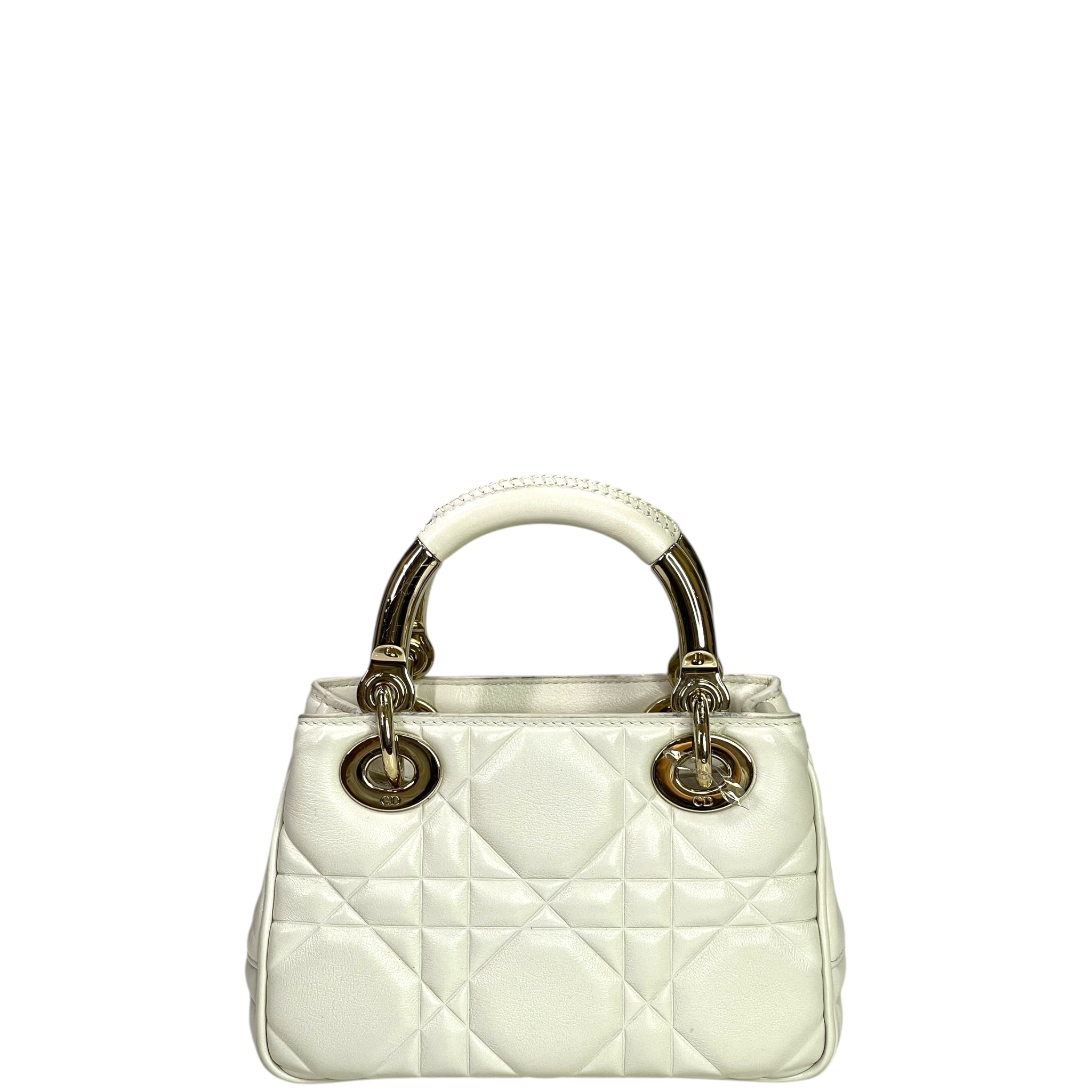 Christian Dior The Lady 95.22 Bag White Cannage Lambskin