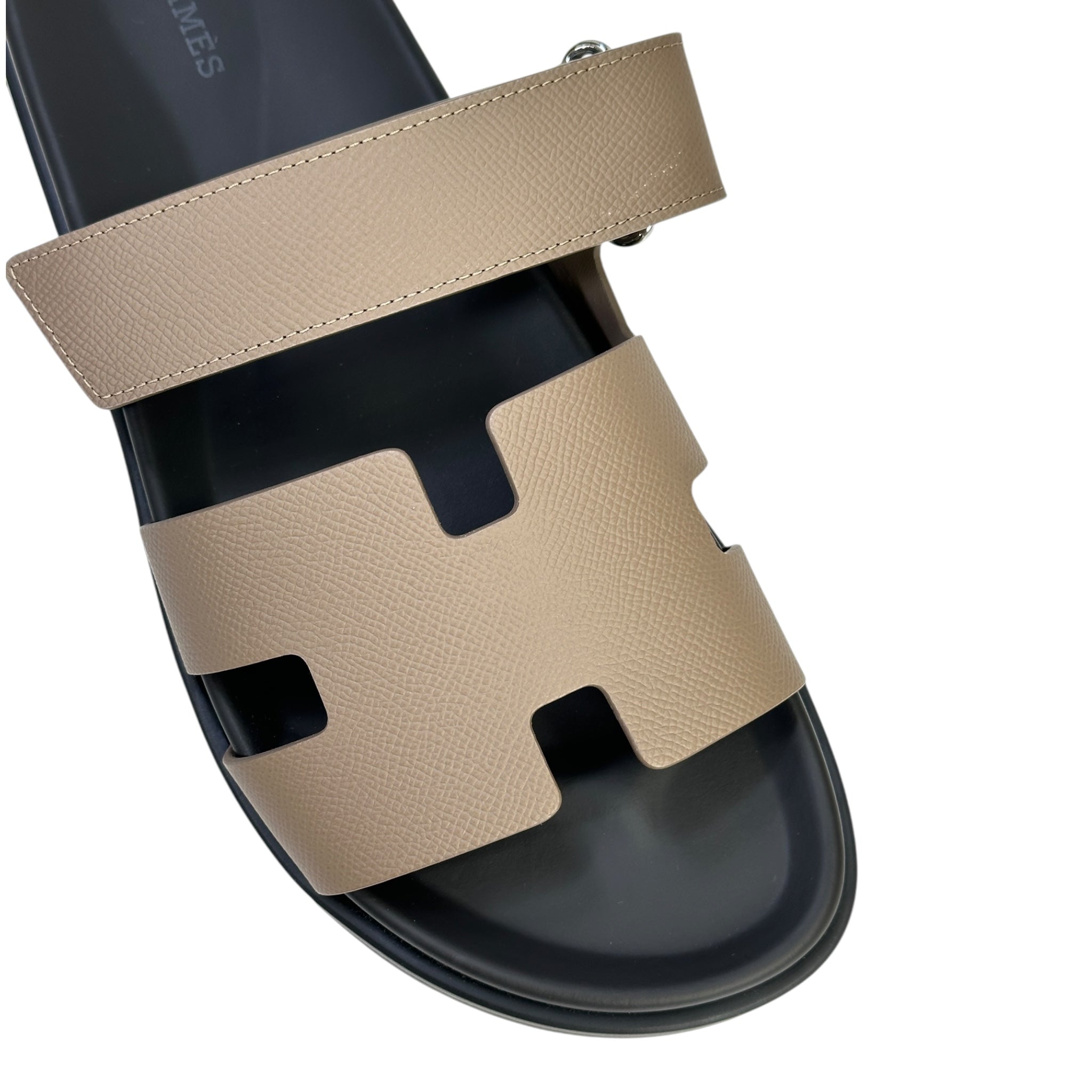 Hermes Chypre Sandal Etoupe EU 43