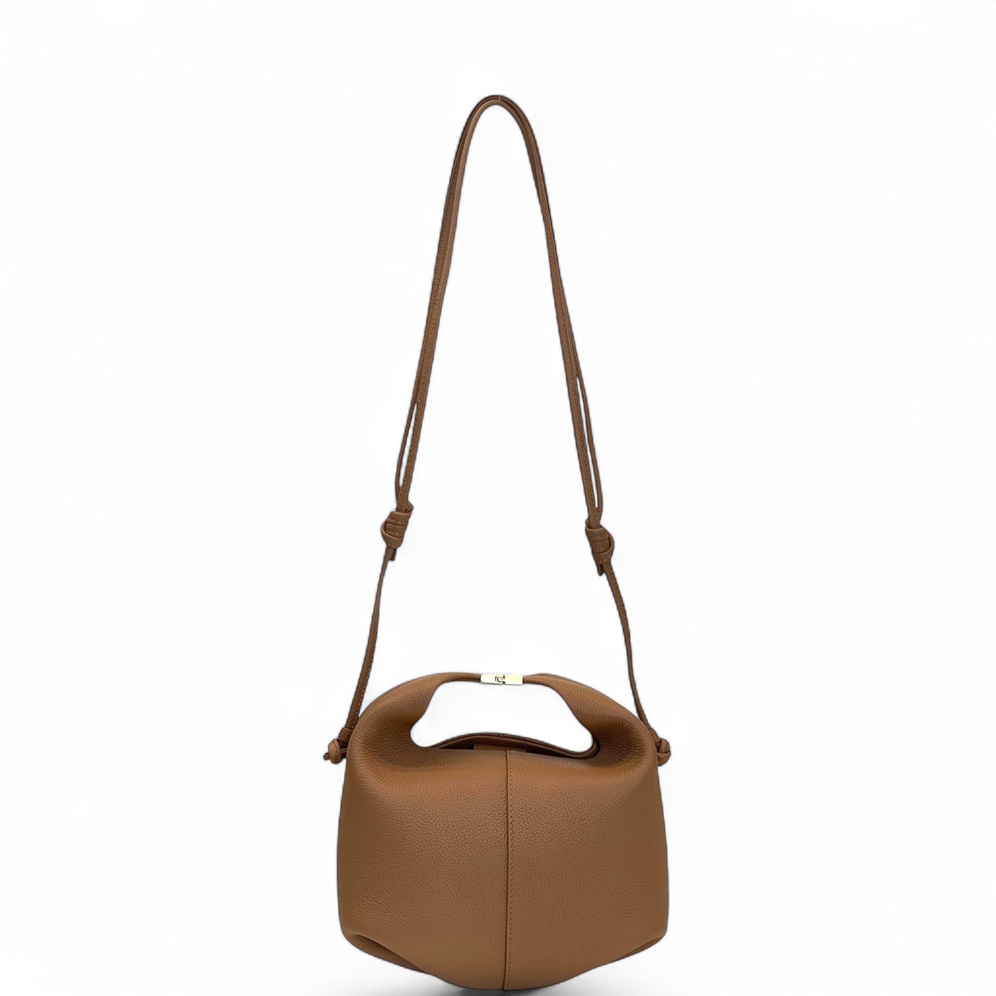 Polène Béri Textured Camel Calf Leather