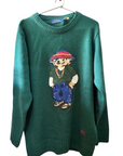 Polo Ralph Lauren Bear Sweater Forest Green Wool Knit (Men)