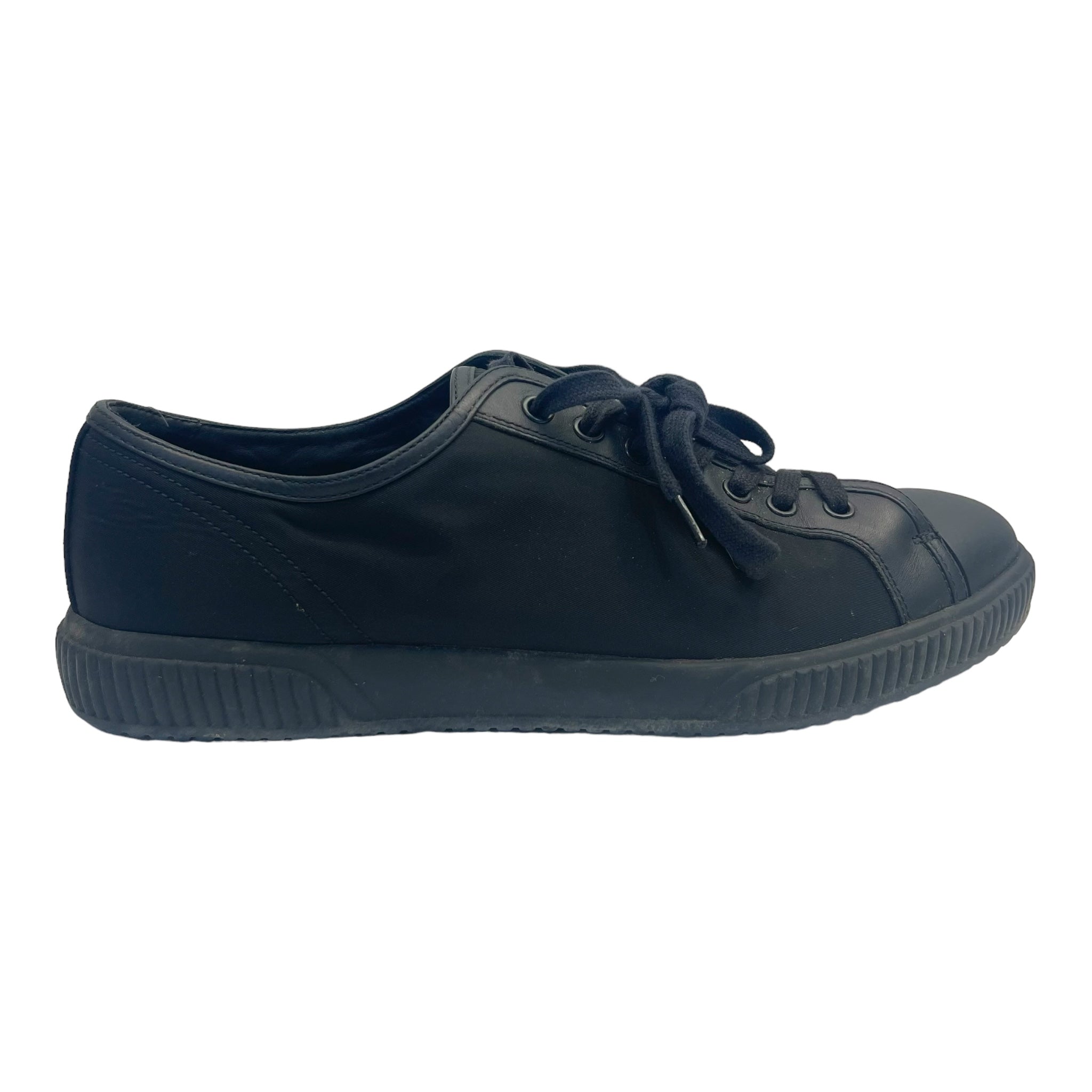 Prada Men Low-Top Black Sneakers Size EU 41.5