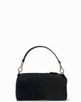 Prada Black Satin Mini Top Handle Bag
