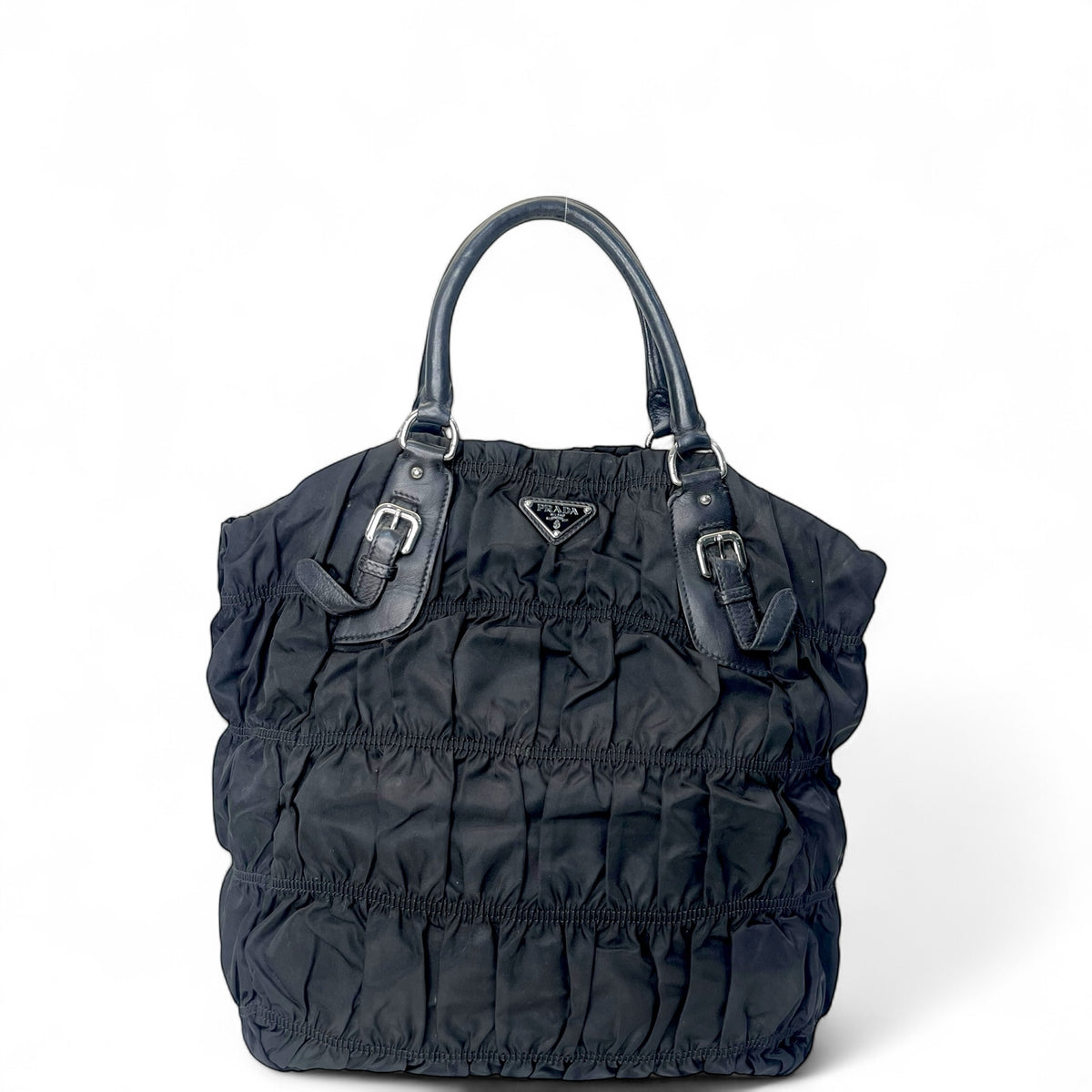 Buy Prada Nylon Tessuto Impuntu Quilted Chain Shoulder Bag Fuxia 