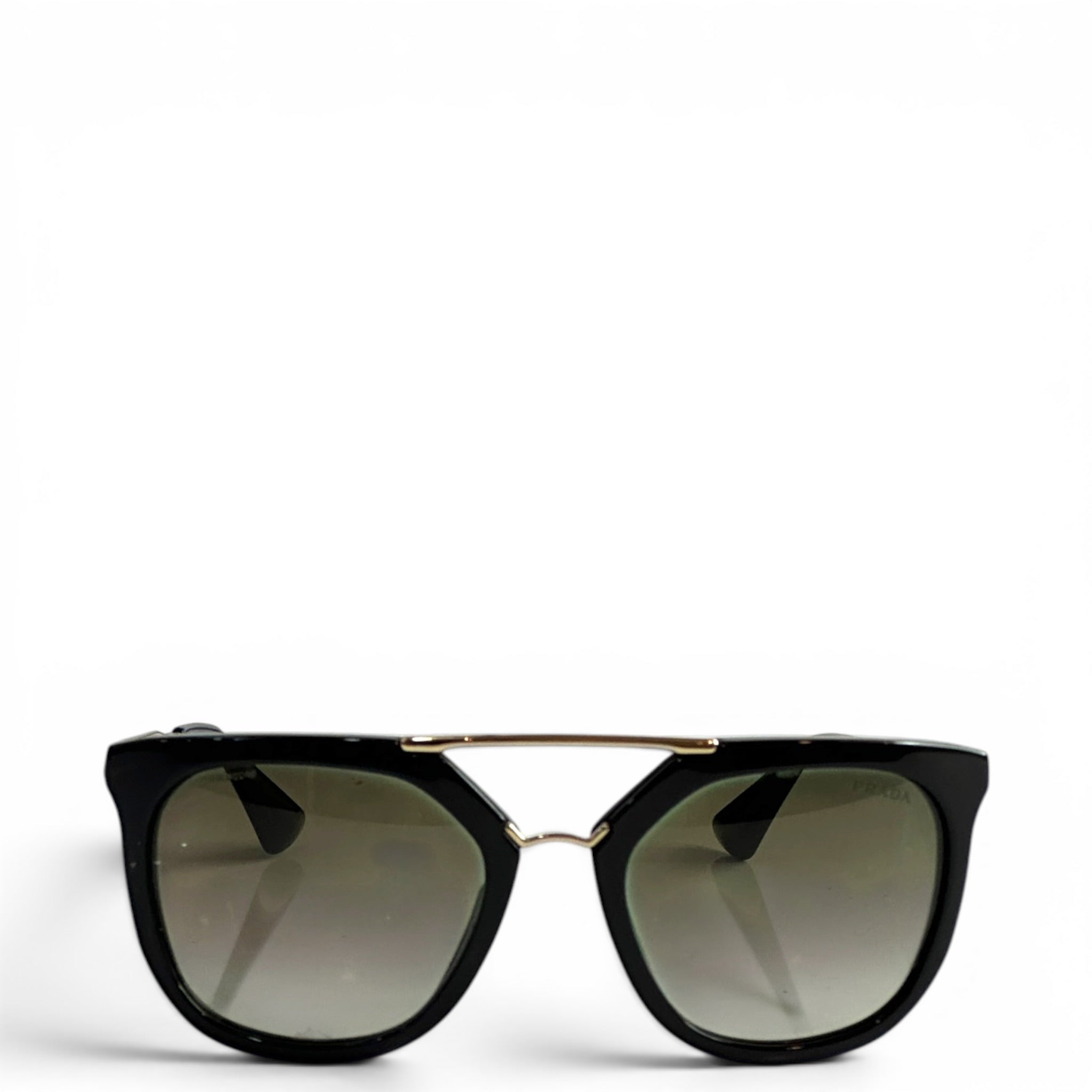 Prada SPR13Q Black Acetate Frames Sunglasses