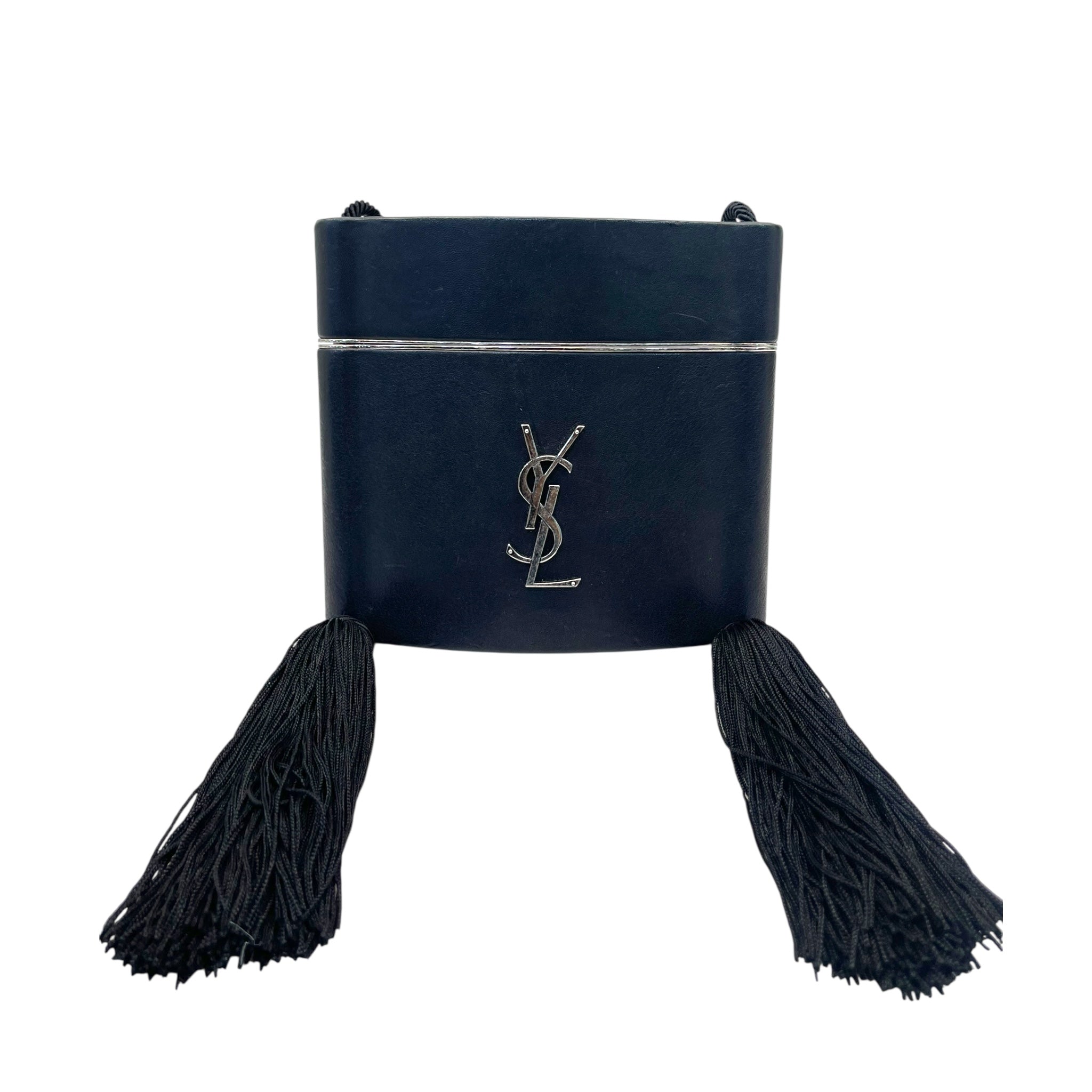 Saint Laurent "Tuxedo Box Minaudière" with Tassels Crossbody Bag