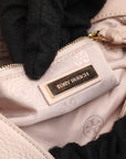 Pink Leather Britten Crossbody Bag